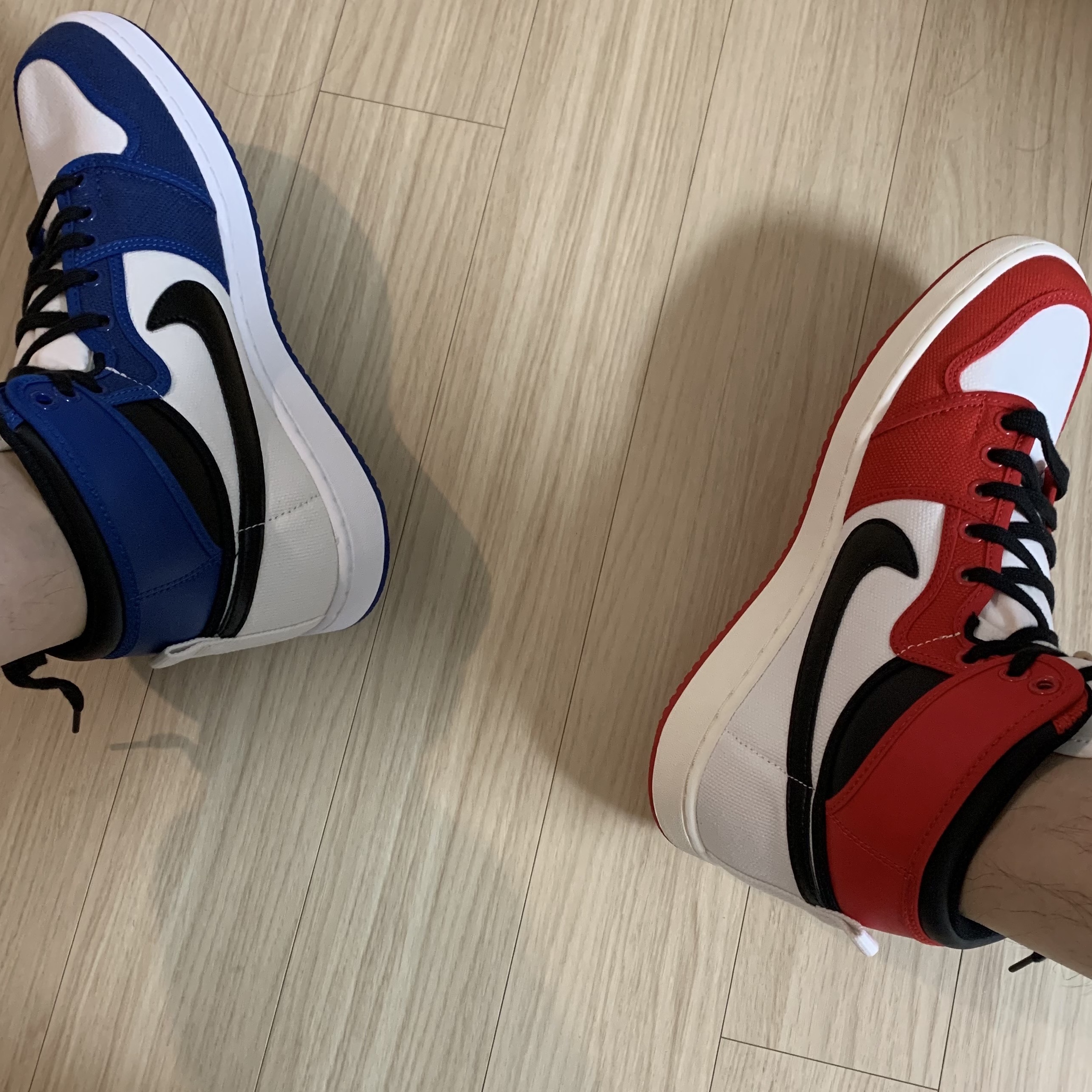 Jordan 1 KO Chicago 2021, Jordan 1 KO Storm Blue 착용 스타일