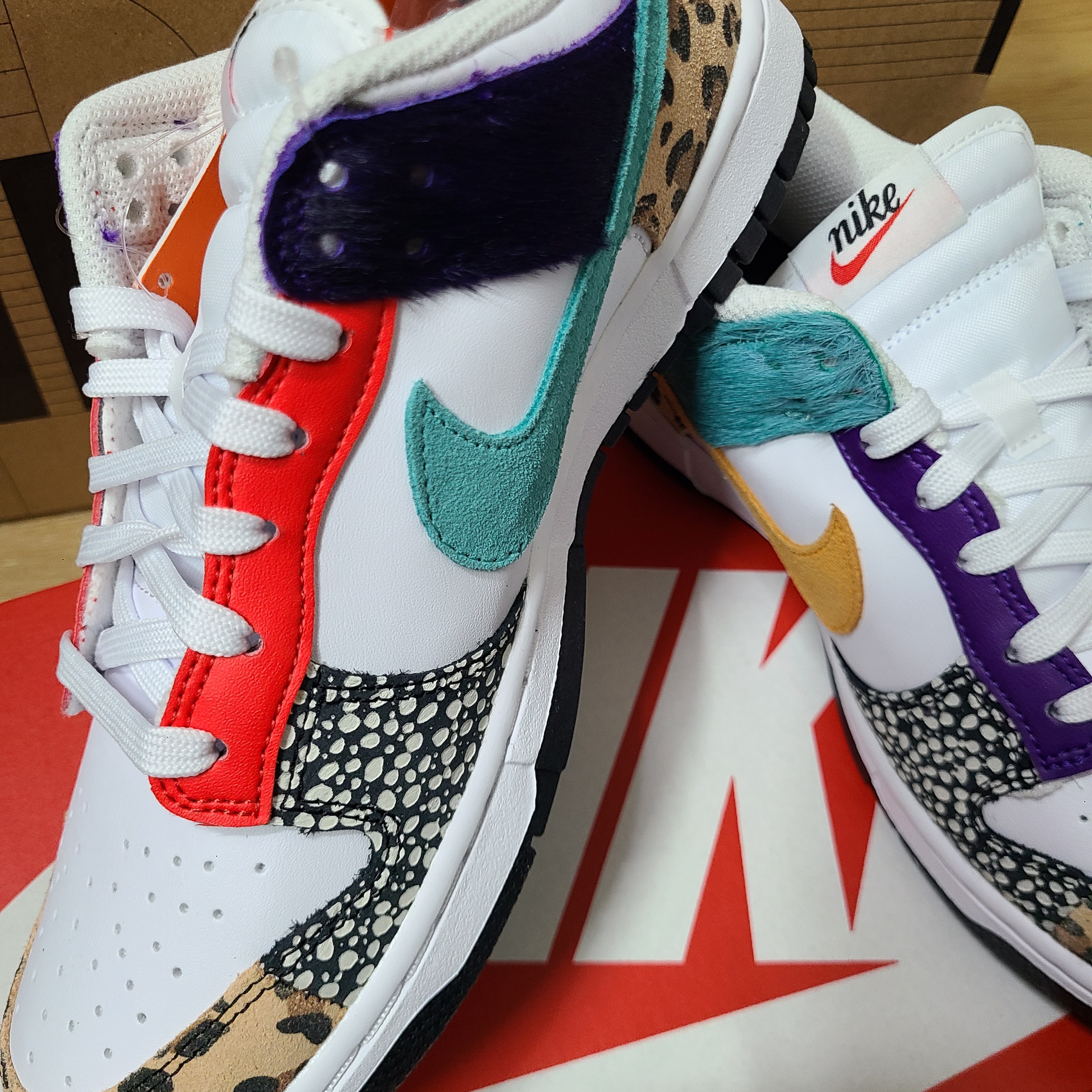 (W) Nike Dunk Low SE Patchwork 착용 스타일