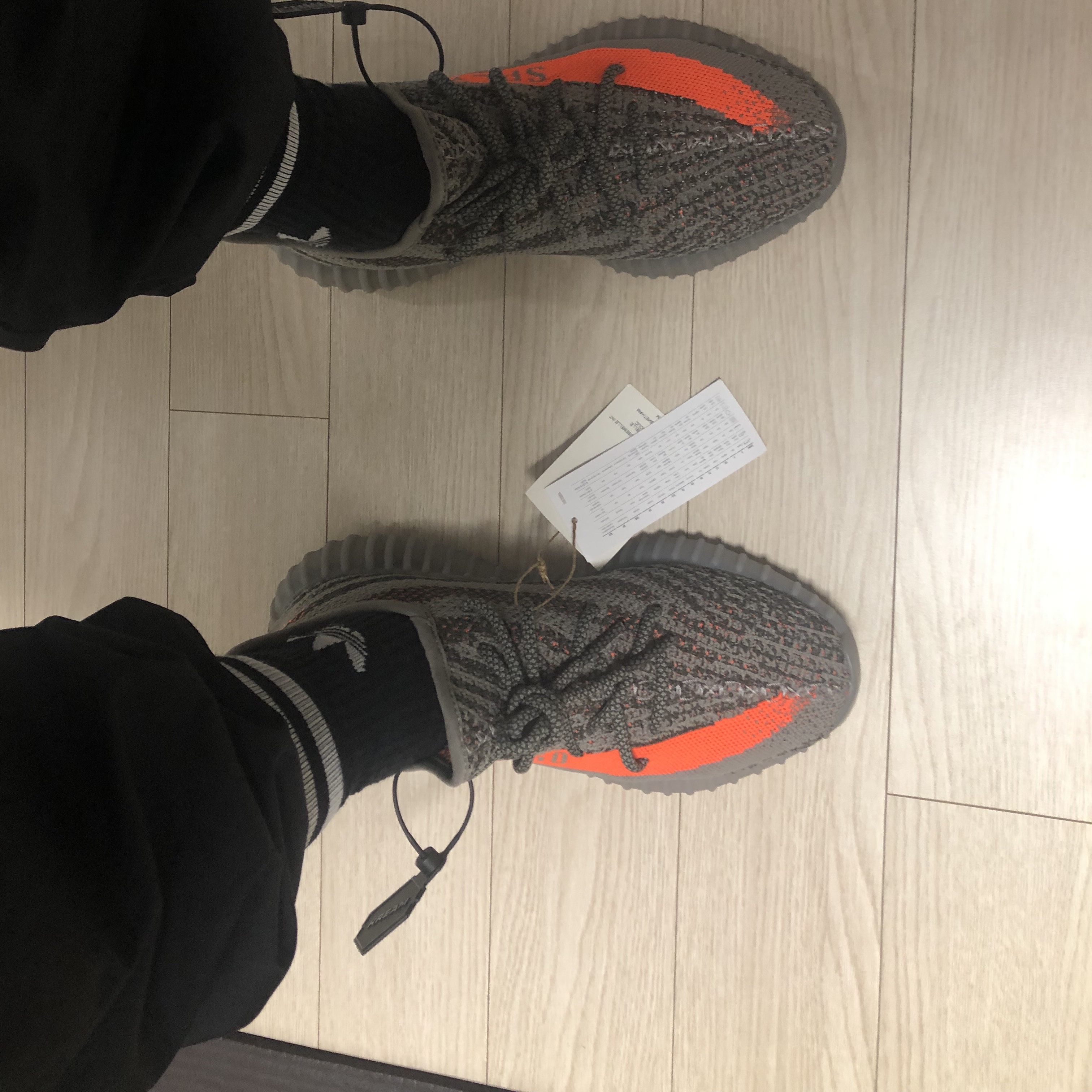 Adidas Yeezy Boost 350 V2 MX Rock, Adidas Yeezy Boost 350 V2 Beluga - Reflective 착용 스타일 - 2