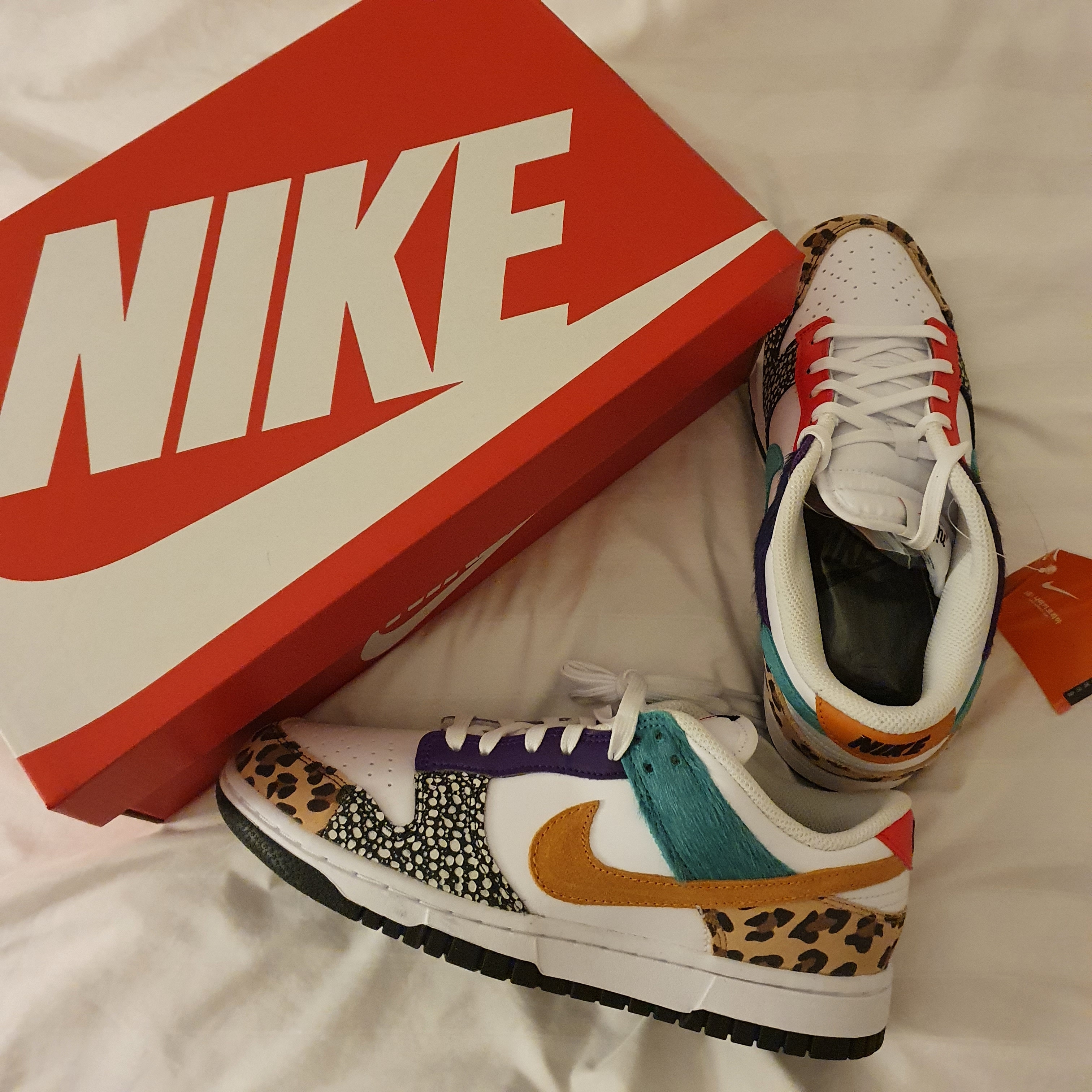(W) Nike Dunk Low SE Patchwork 착용 스타일