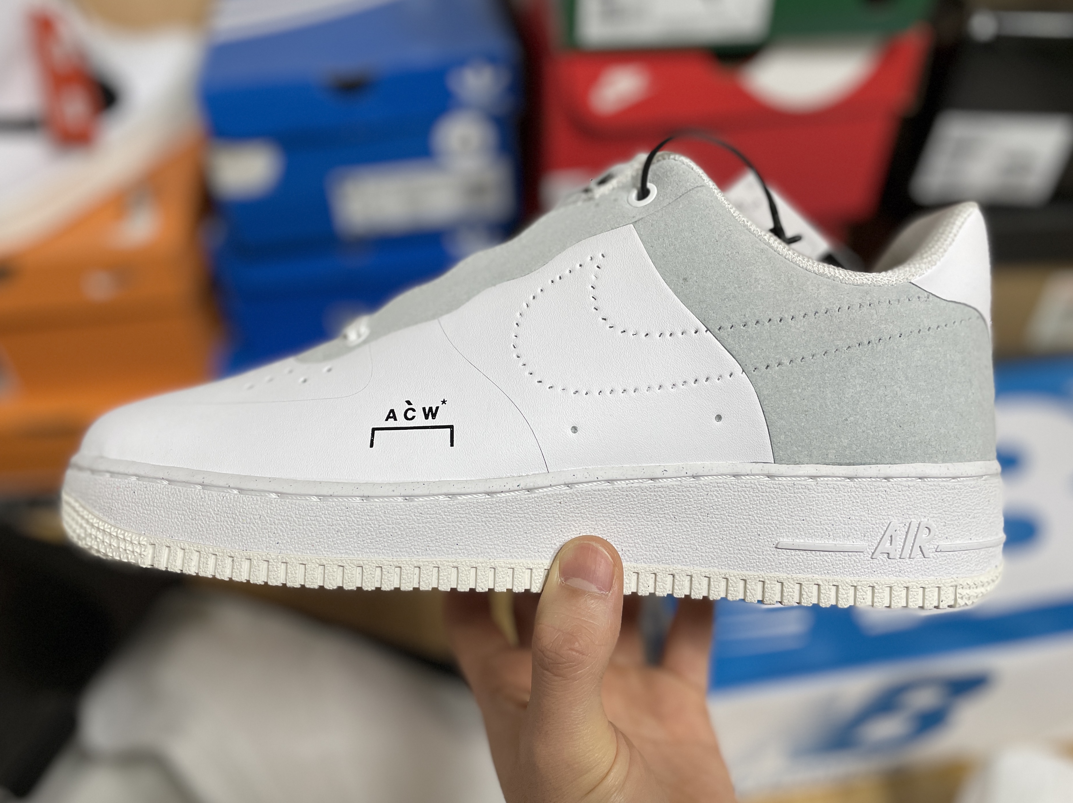 Nike x A-Cold-Wall Air Force 1 Low White 착용 스타일
