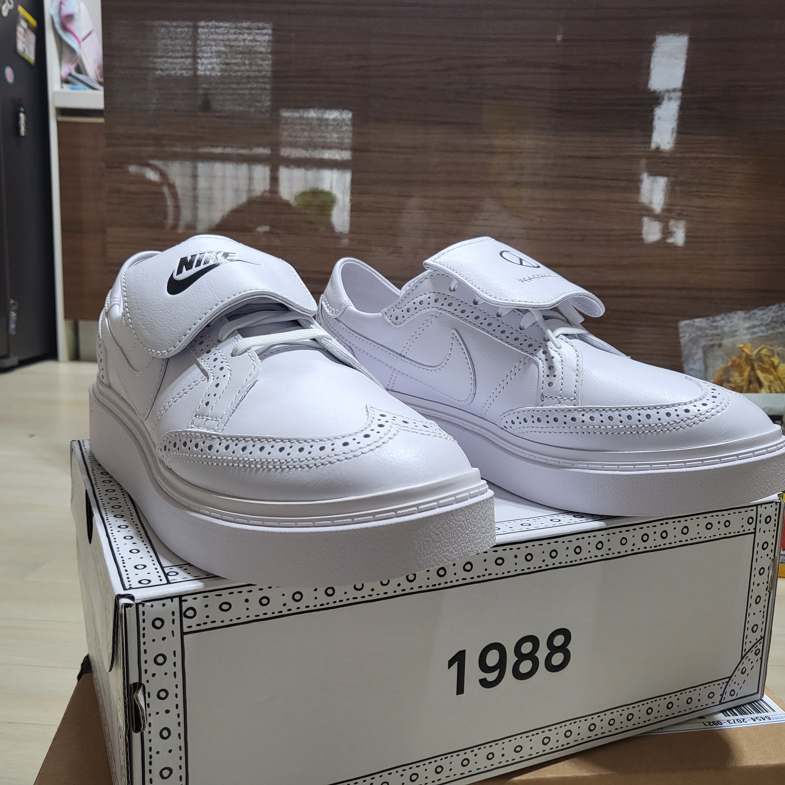 Nike x Peaceminusone Kwondo1 White 착용 스타일