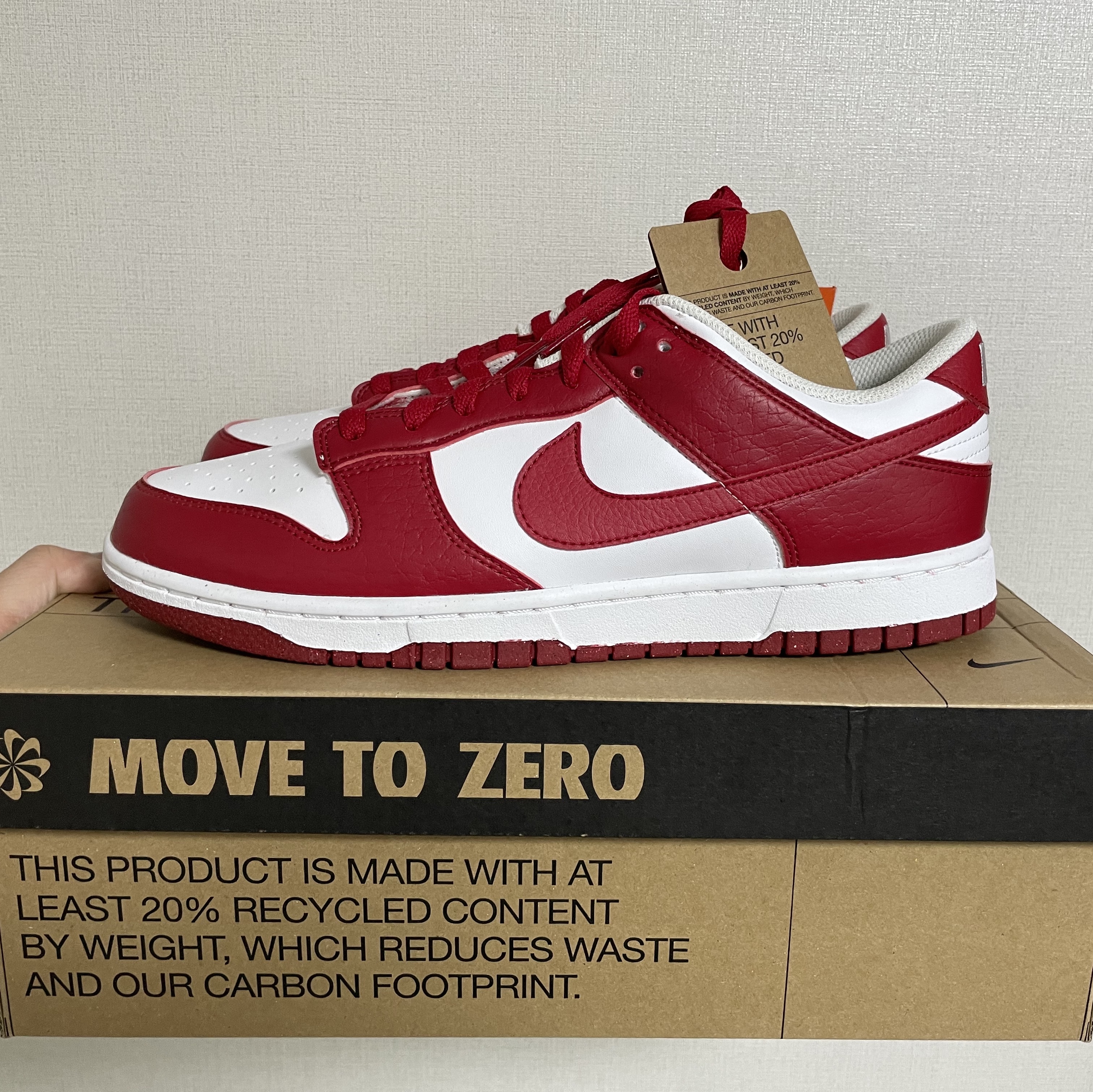 (W) Nike Dunk Low Next Nature Gym Red 착용 스타일