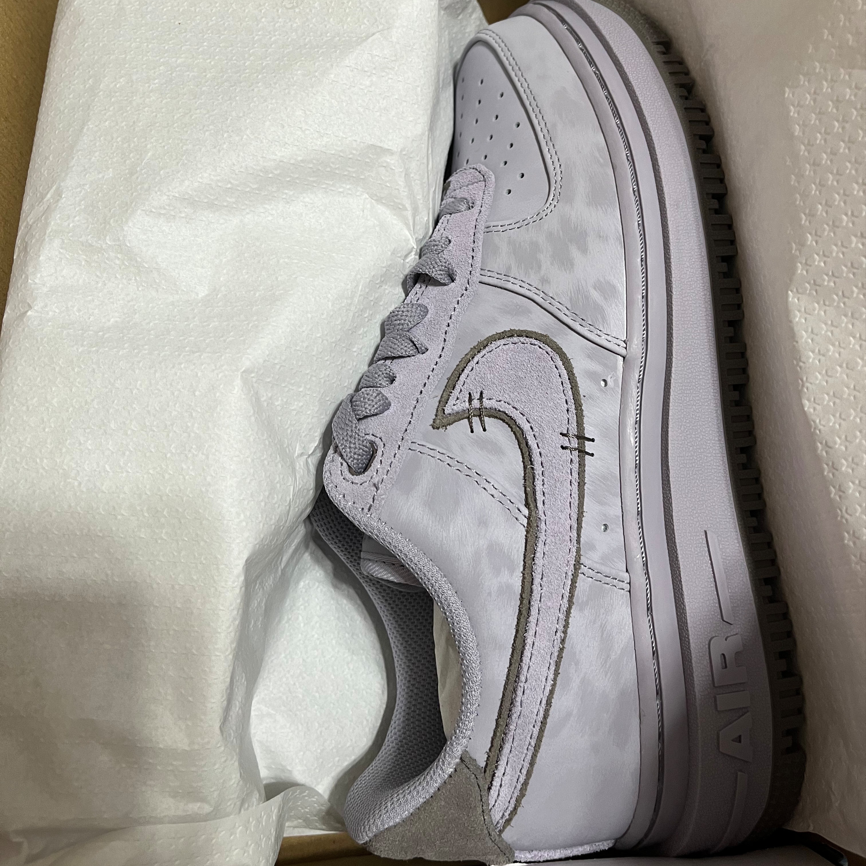 (W) Nike x Serena Williams Air Force 1 LXX Summit White, Nike Air Force 1 Luxe Summit White 착용 스타일 - 2