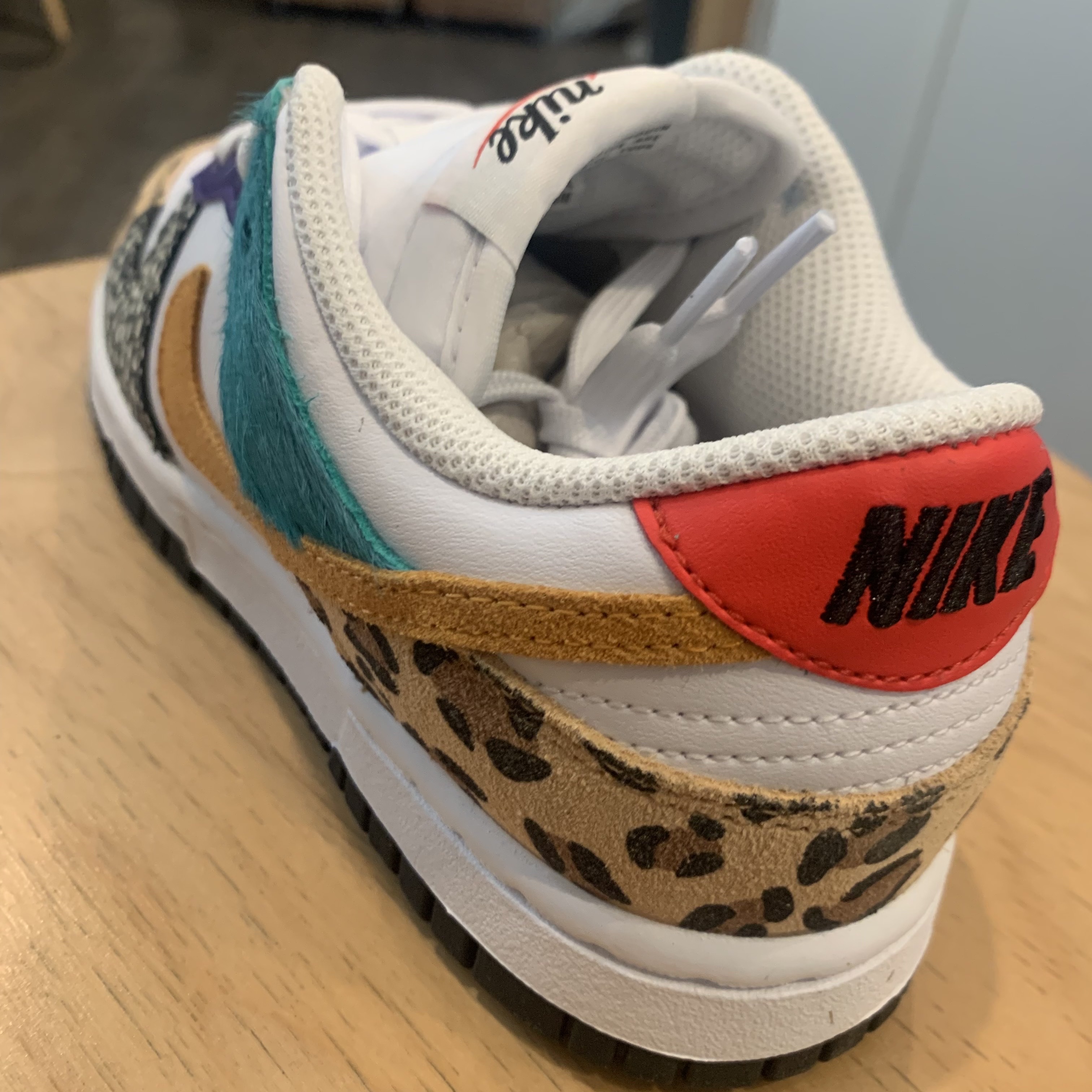 (W) Nike Dunk Low SE Patchwork 착용 스타일 - 2