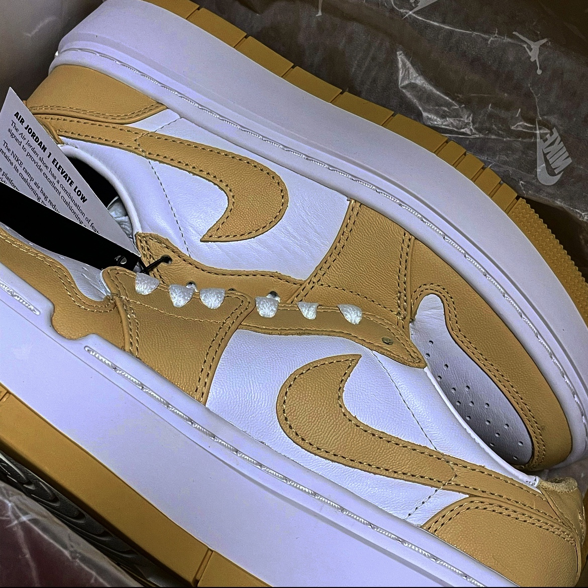 (W) Jordan 1 Elevate Low White Onyx 착용 스타일