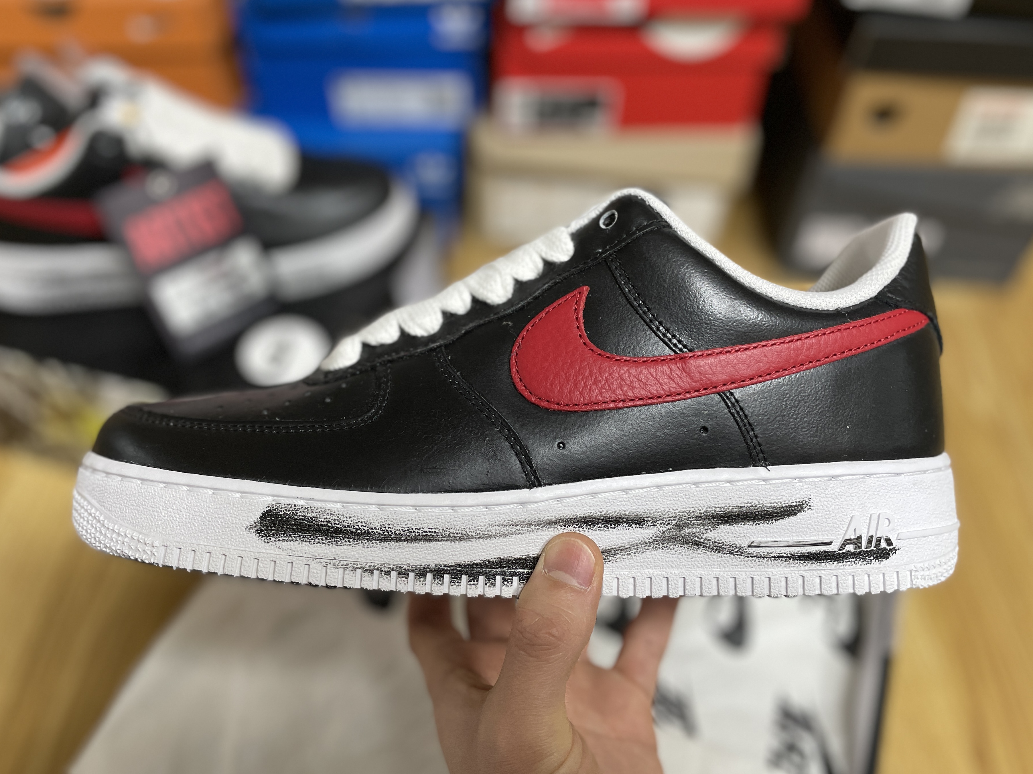 Nike x Peaceminusone Air Force 1 Low Para-Noise - Korea Exclusive 착용 스타일