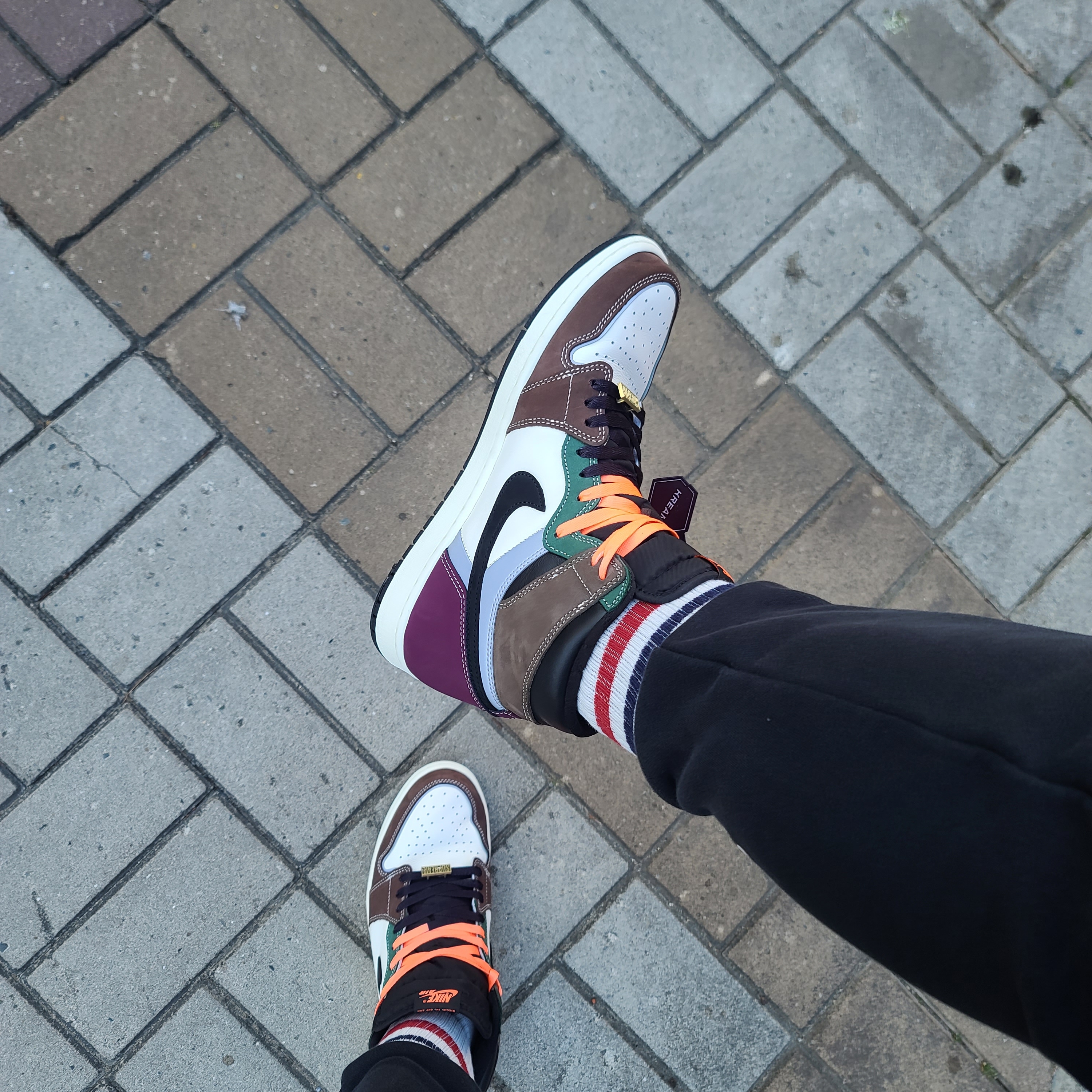 Jordan 1 Retro High OG Craft 착용 스타일 - 2