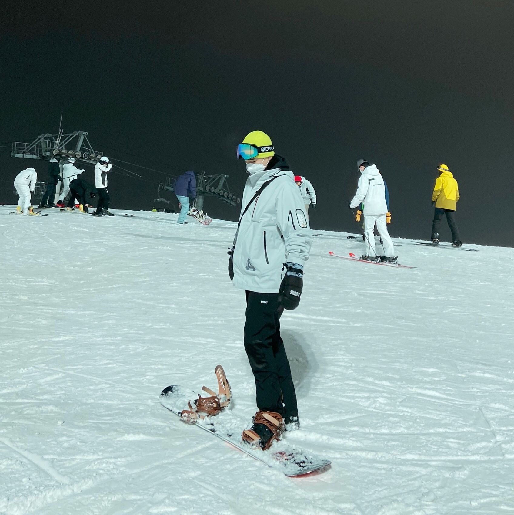 Palace Gore-Tex S-Tech Jacket Ice - 22SS 착용 스타일 - 2