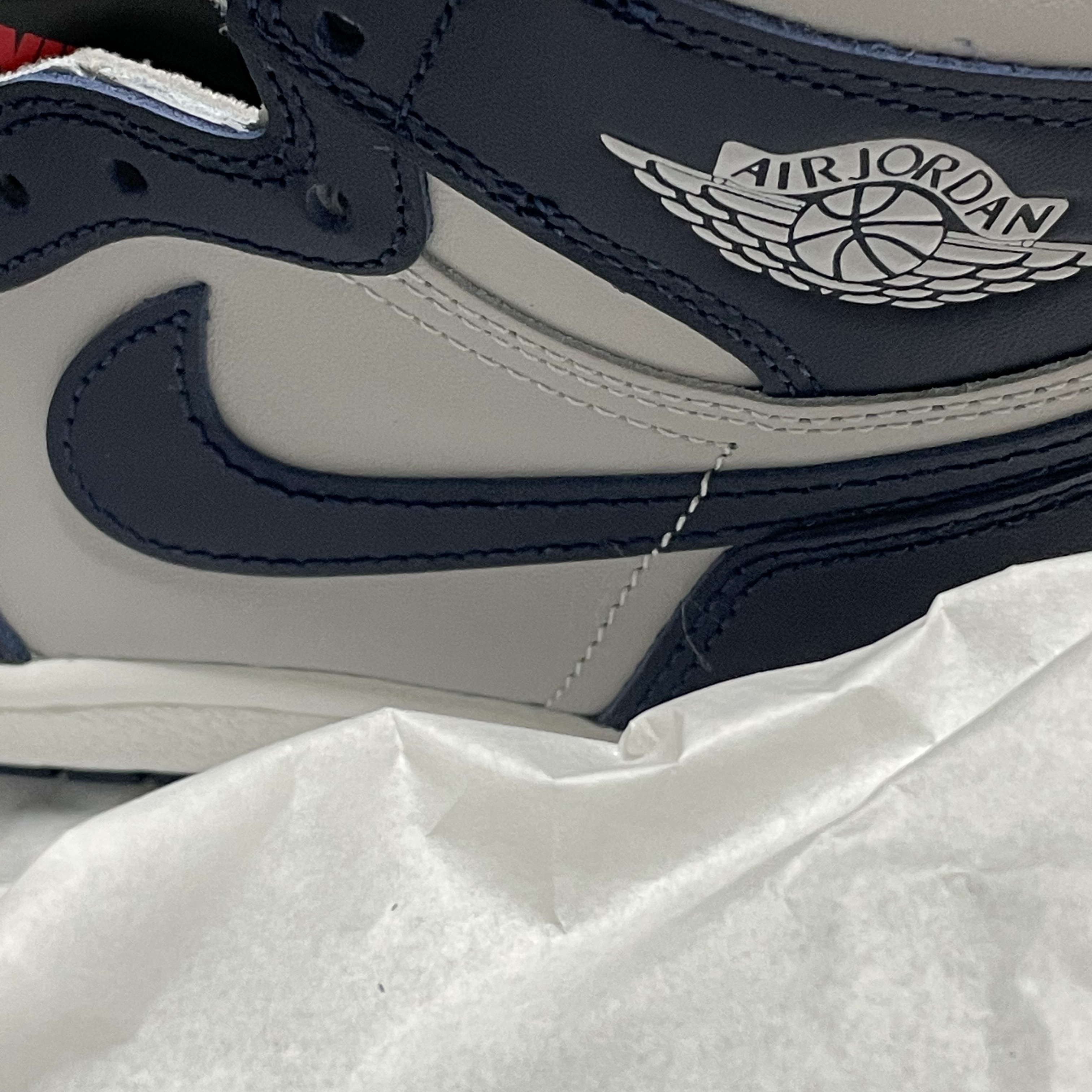 Jordan 1 High 85 College Navy 착용 스타일 - 1