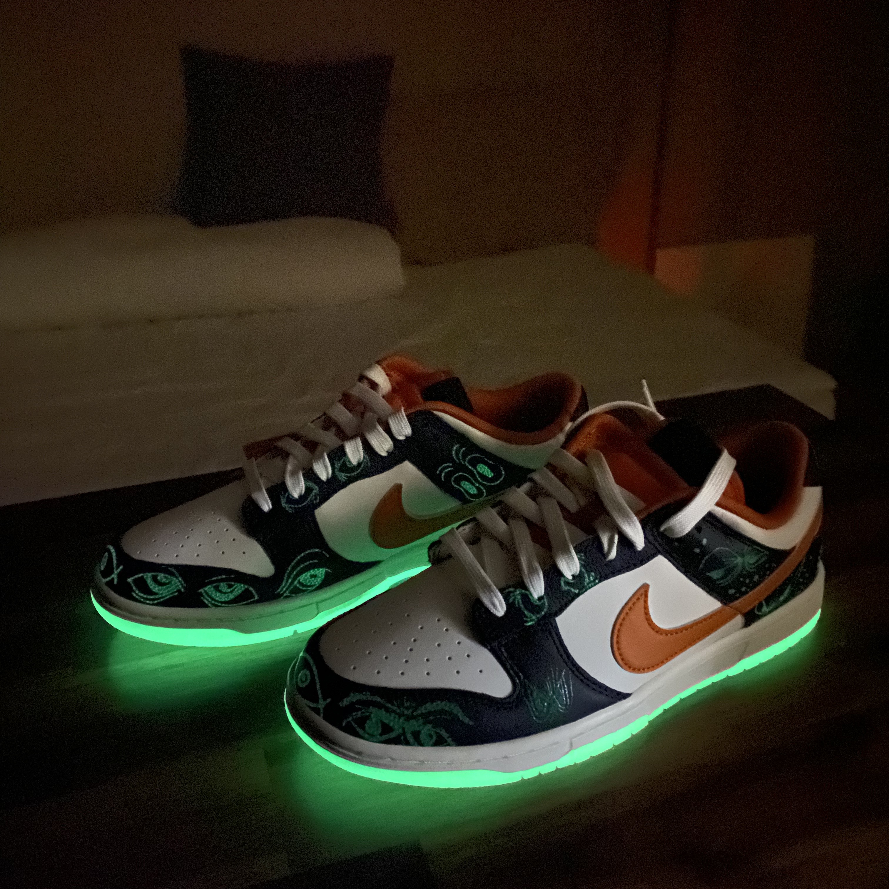 Nike Dunk Low Retro PRM Halloween 착용 스타일 - 4