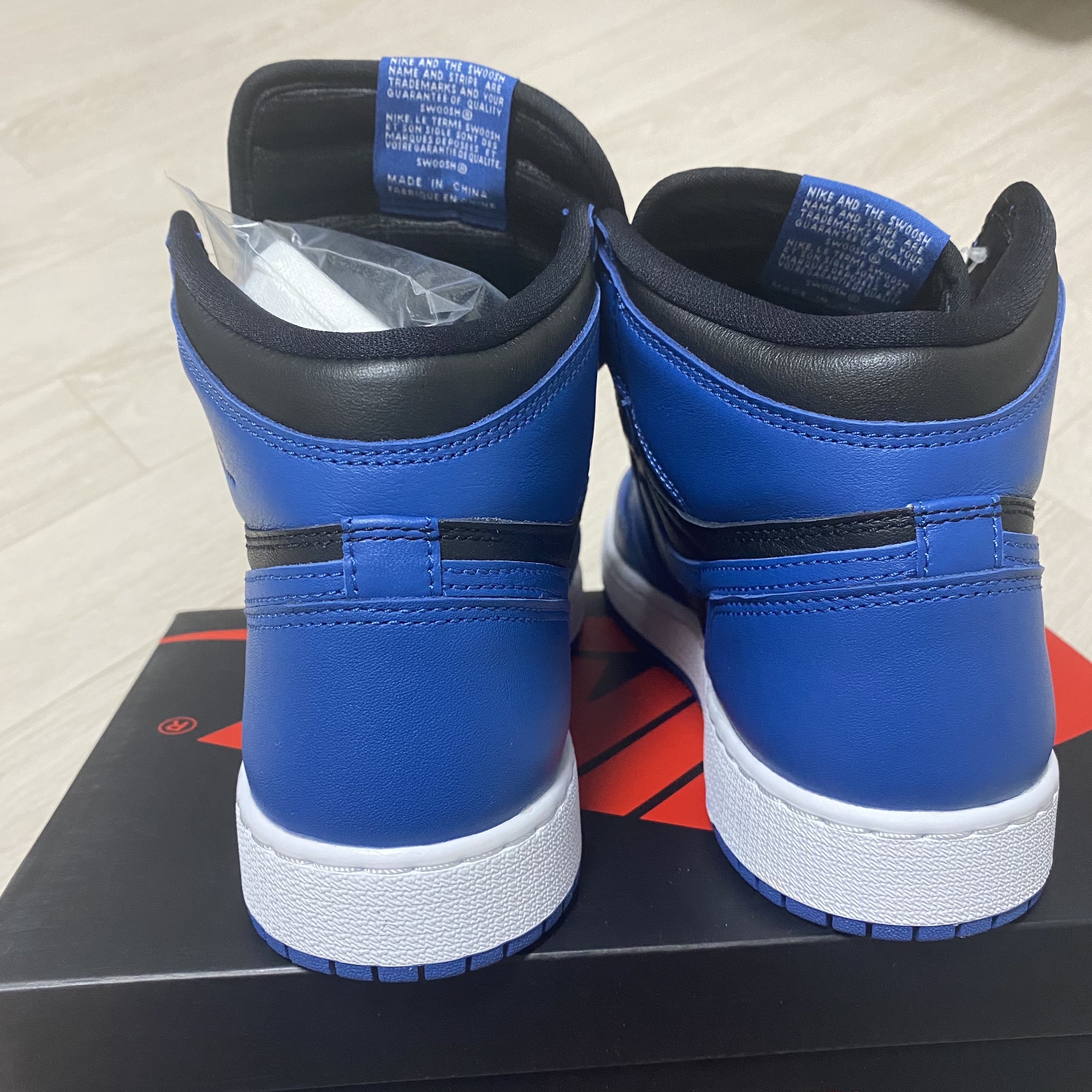 (GS) Jordan 1 Retro High OG Dark Marina Blue 착용 스타일 - 4
