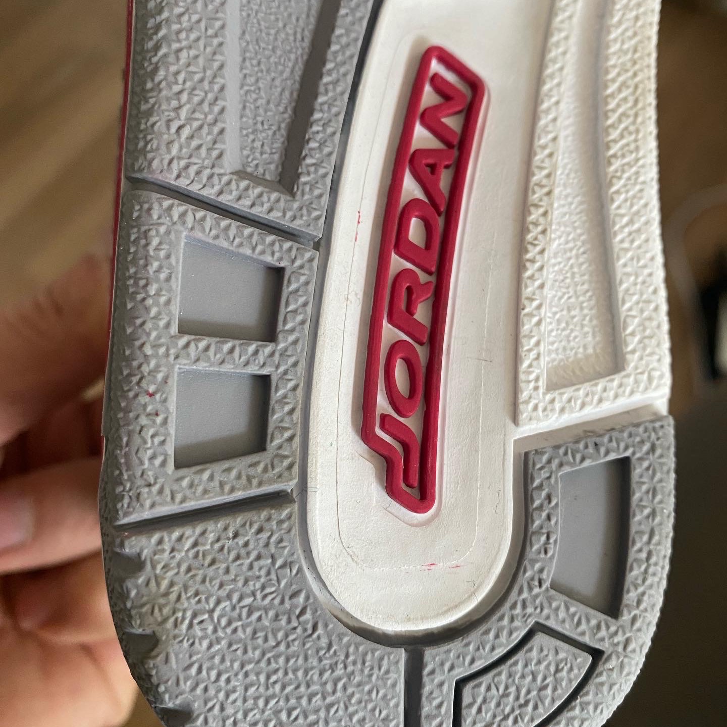 (PS) Jordan 3 Retro Cardinal Red 착용 스타일 - 2