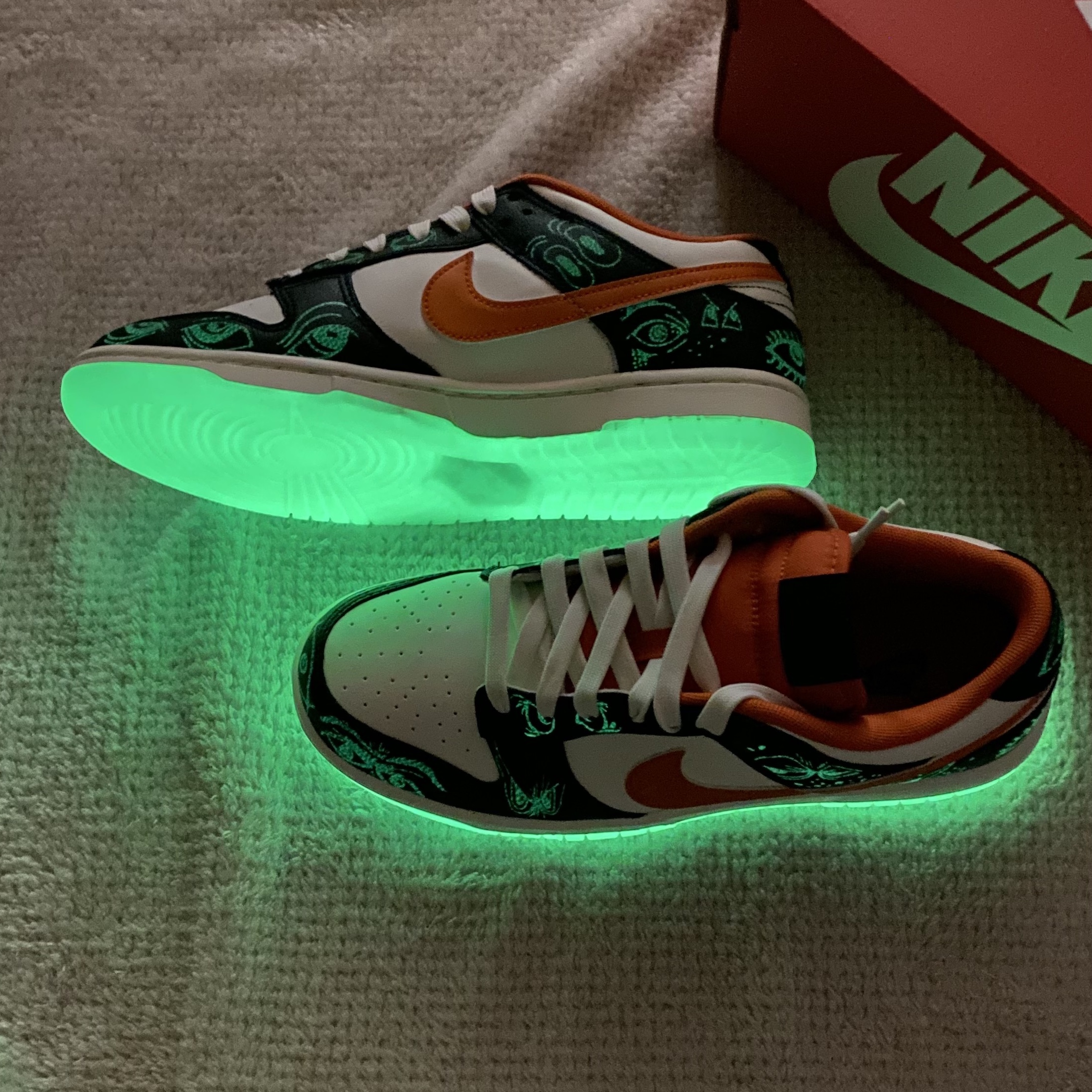 Nike Dunk Low Retro PRM Halloween 착용 스타일 - 2