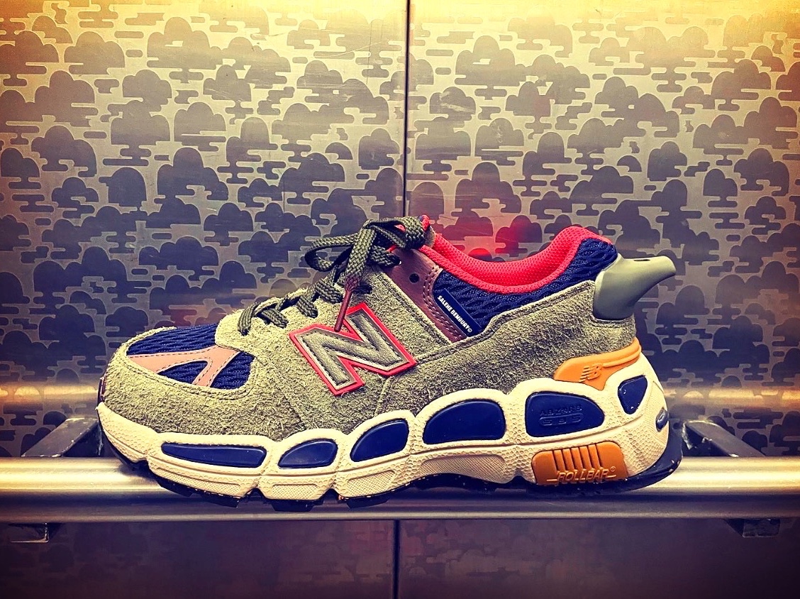 New Balance x Salehe Bembury 574 Yurt Team Forest Green 착용 스타일