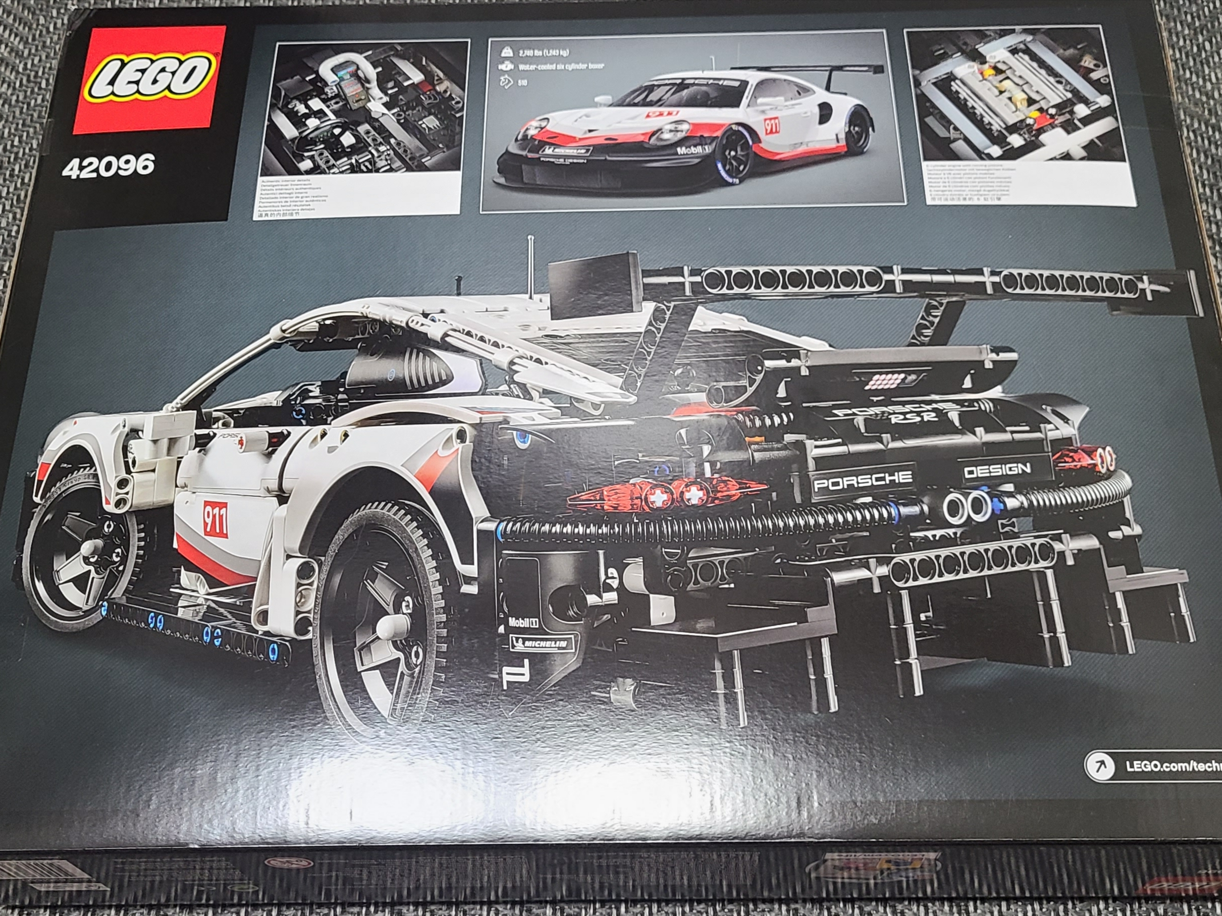 Lego Porsche 911 RSR 착용 스타일 - 2