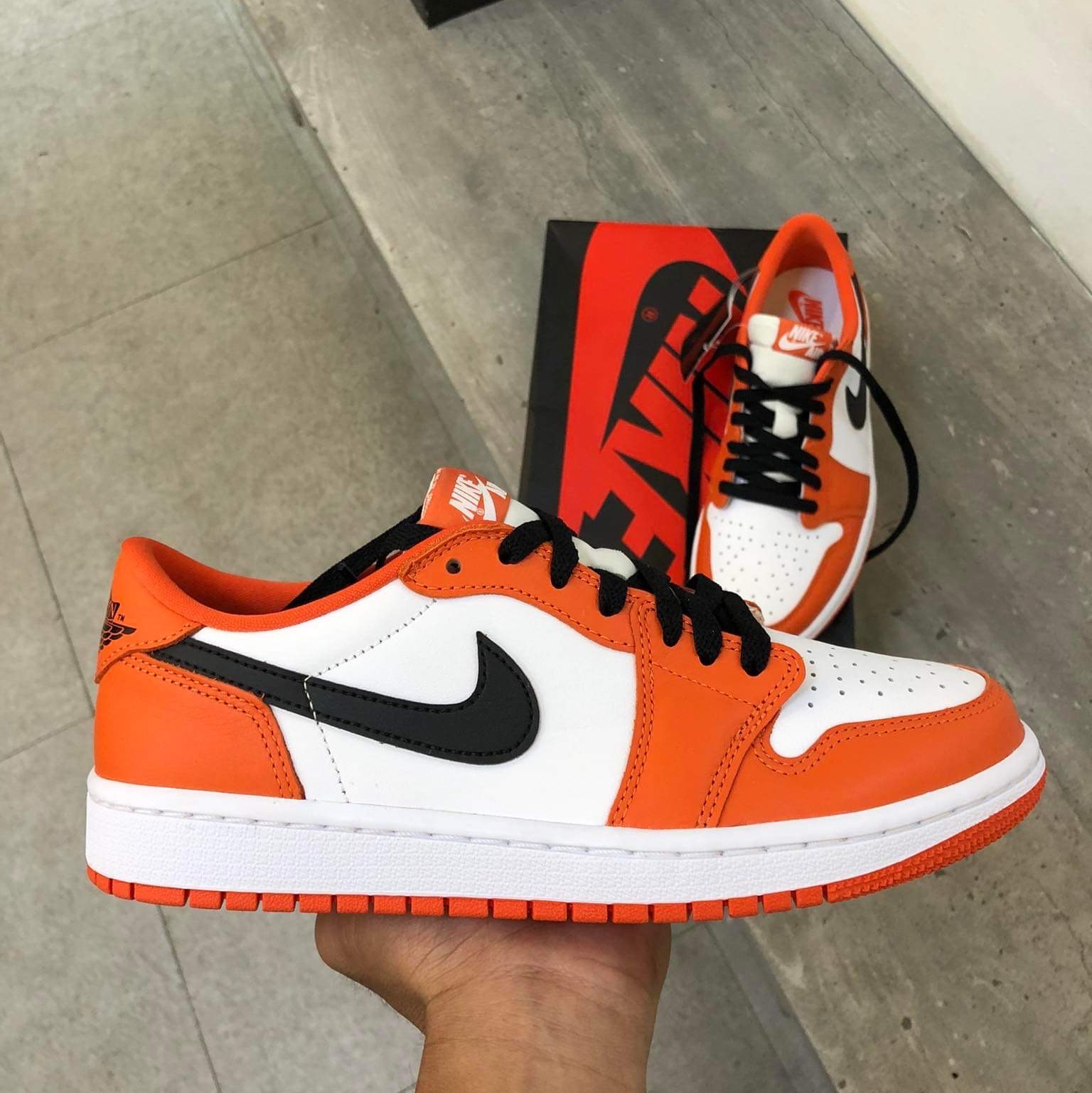 (W) Jordan 1 Low OG Starfish 착용 스타일