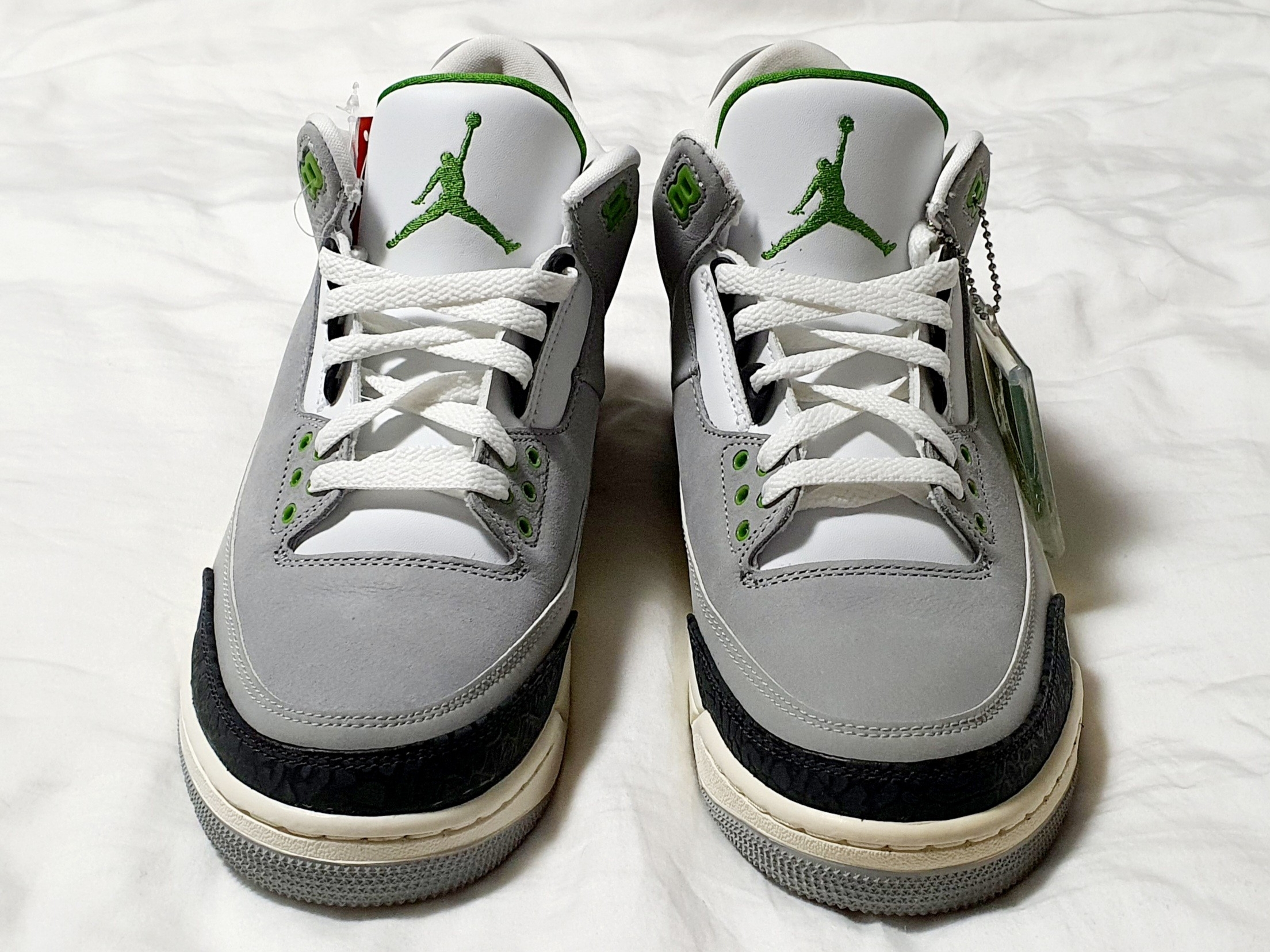 Jordan 3 Retro Chlorophyll 착용 스타일 - 1