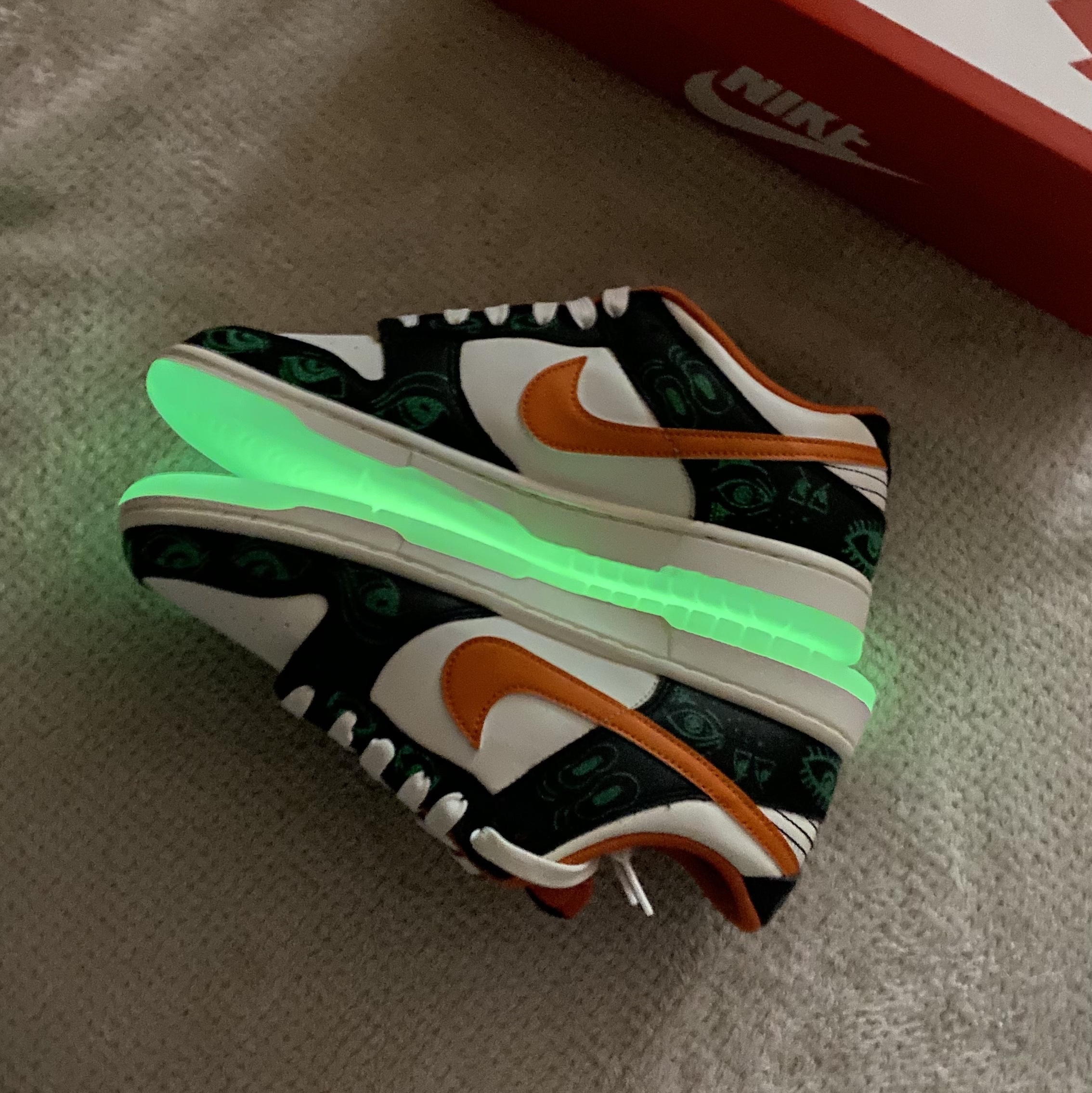 Nike Dunk Low Retro PRM Halloween 착용 스타일 - 3