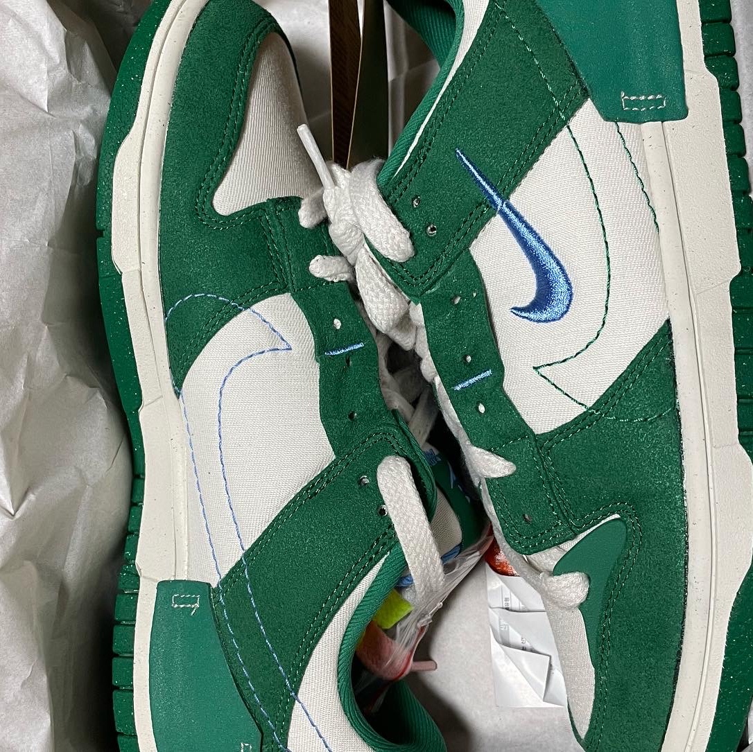 (W) Nike Dunk Low Disrupt 2 Phantom University Blue 착용 스타일 - 1