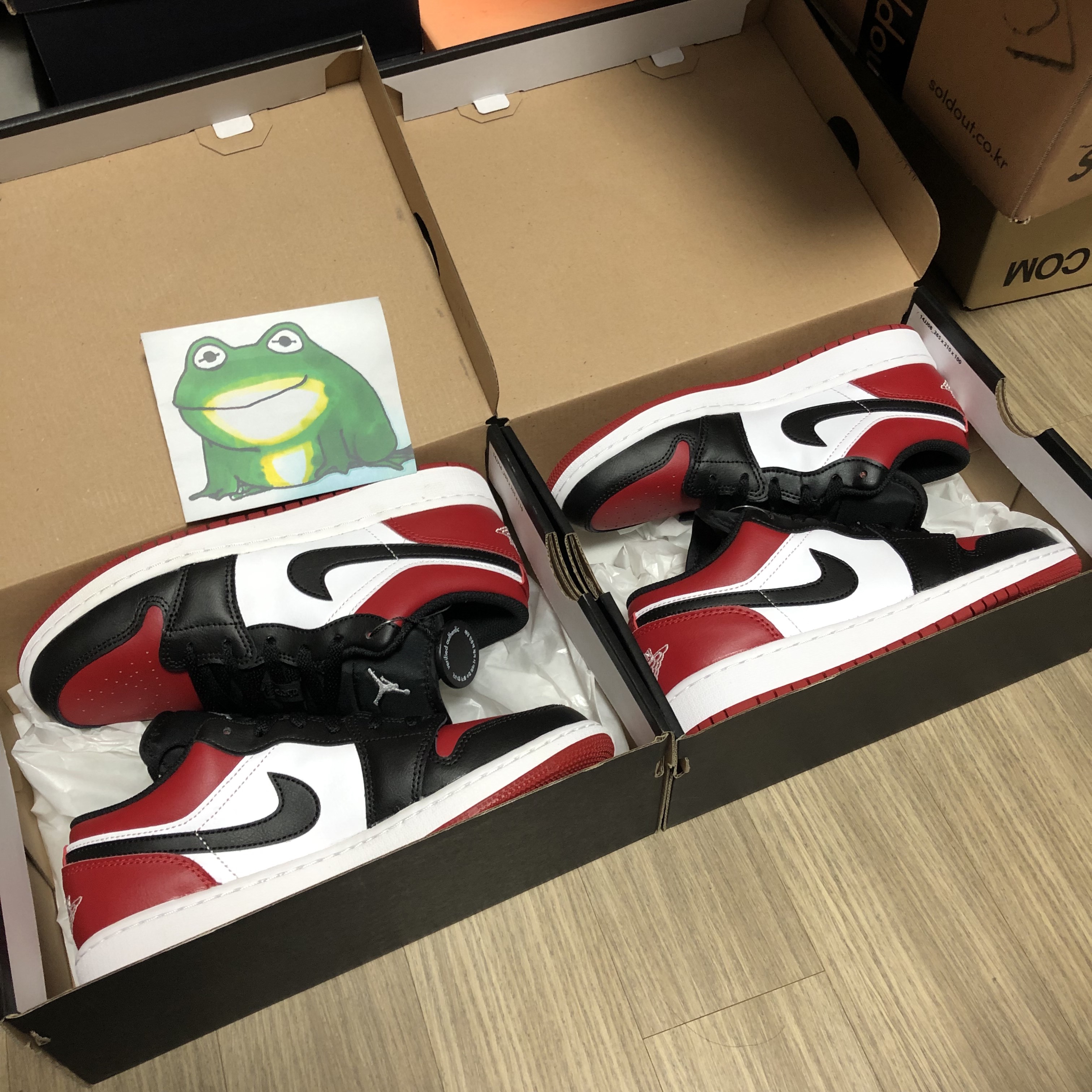 Jordan 1 Low Bred Toe 착용 스타일