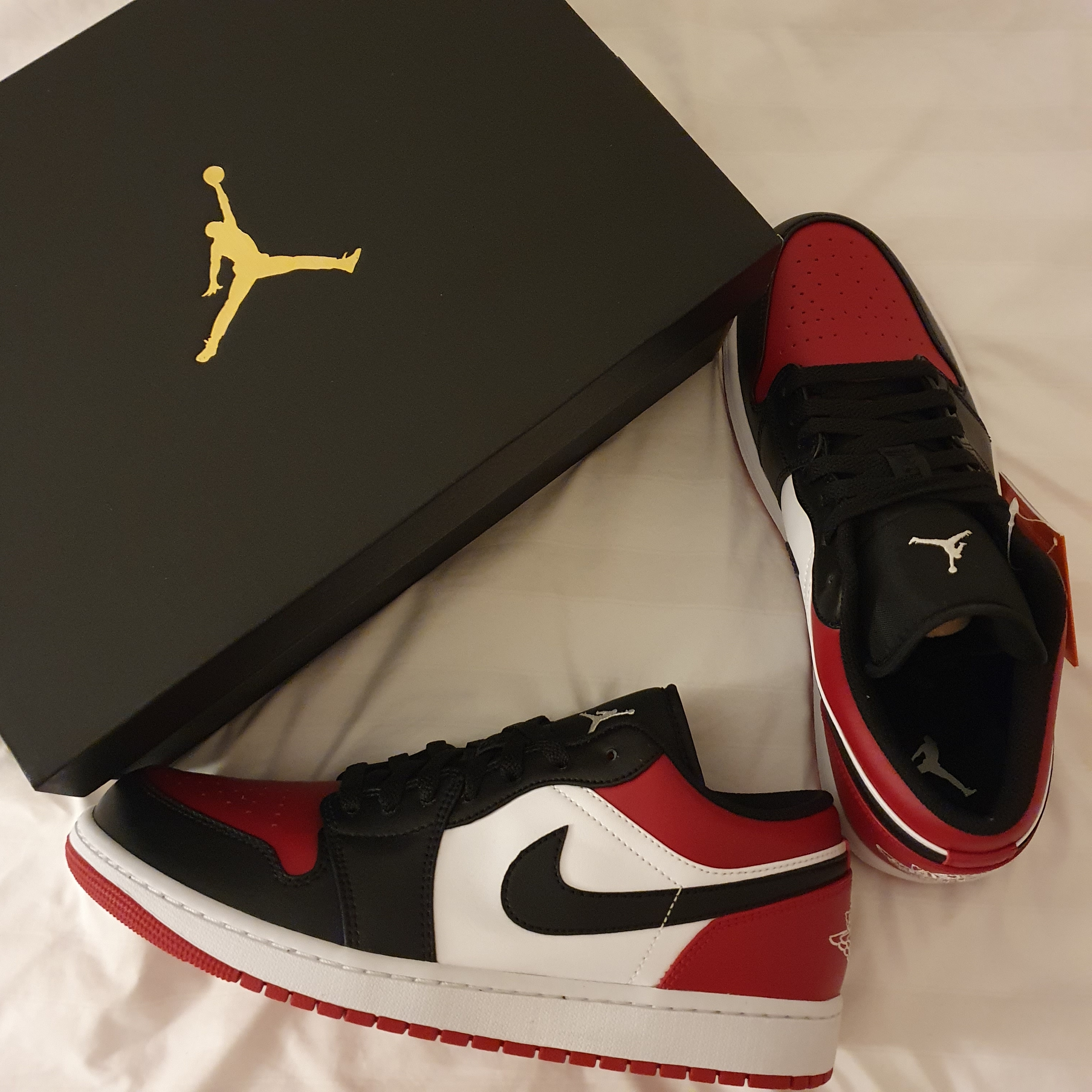 Jordan 1 Low Bred Toe 착용 스타일