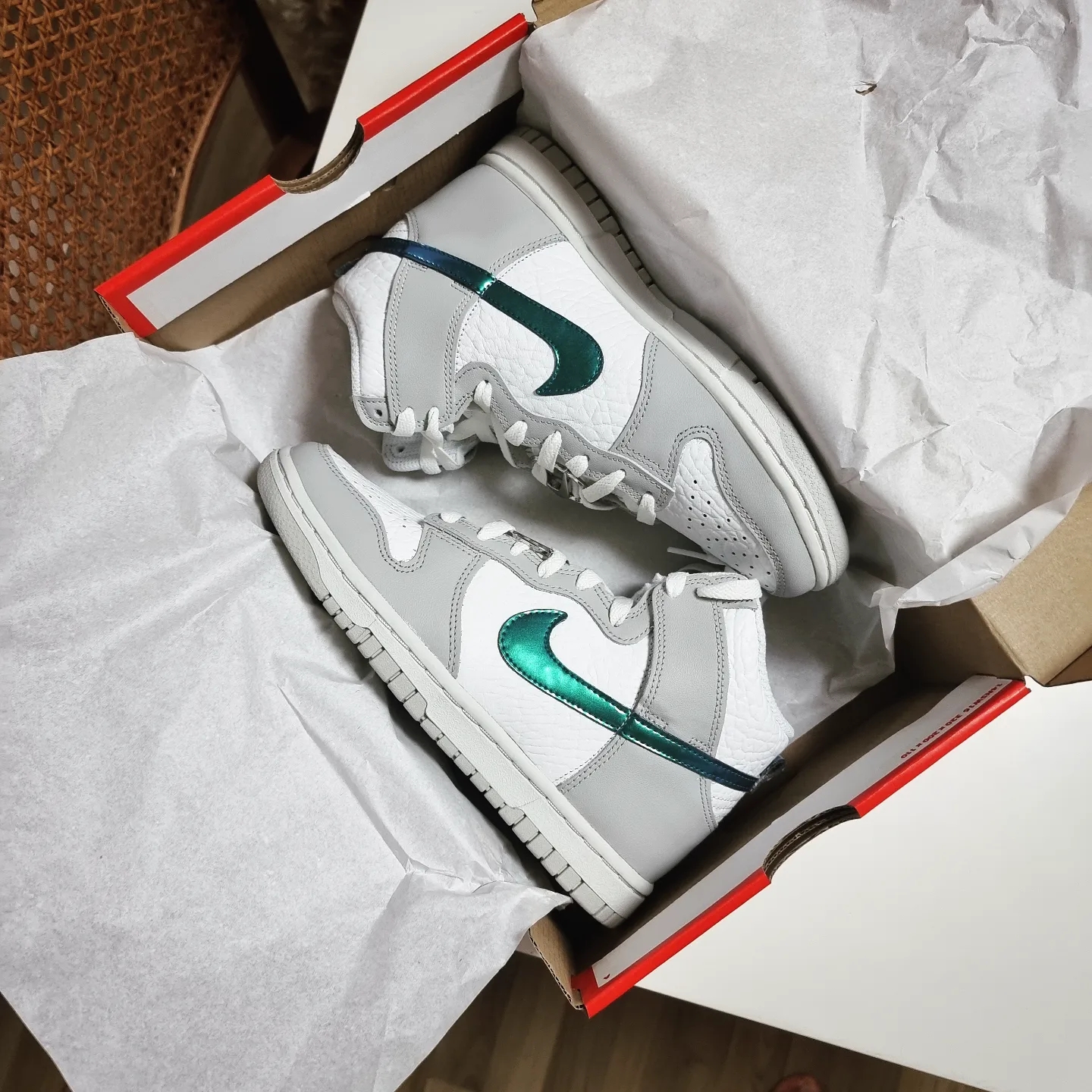 (W) Nike Dunk High Ring Bling 착용 스타일 - 2