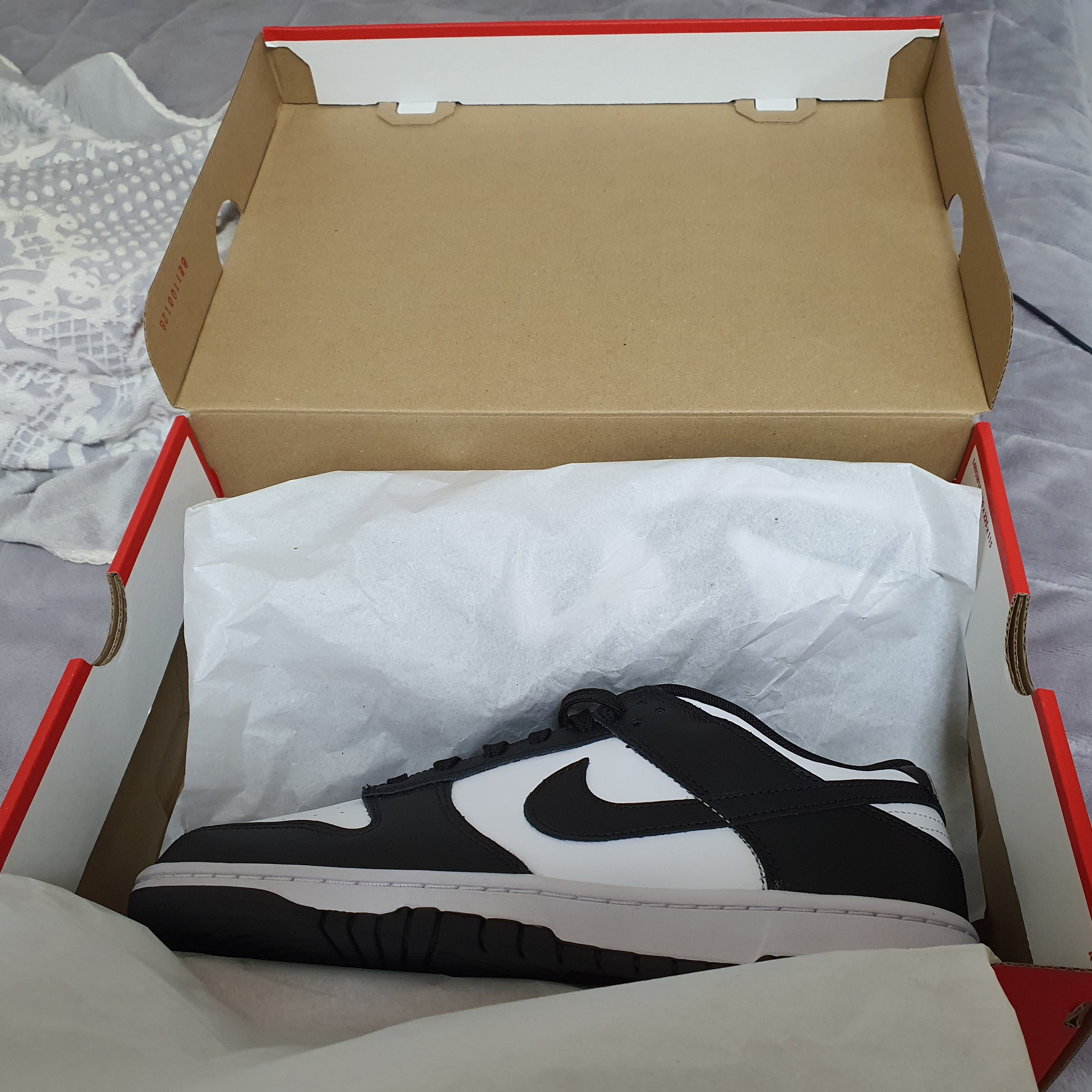 Nike Dunk Low Retro Black 착용 스타일 - 2
