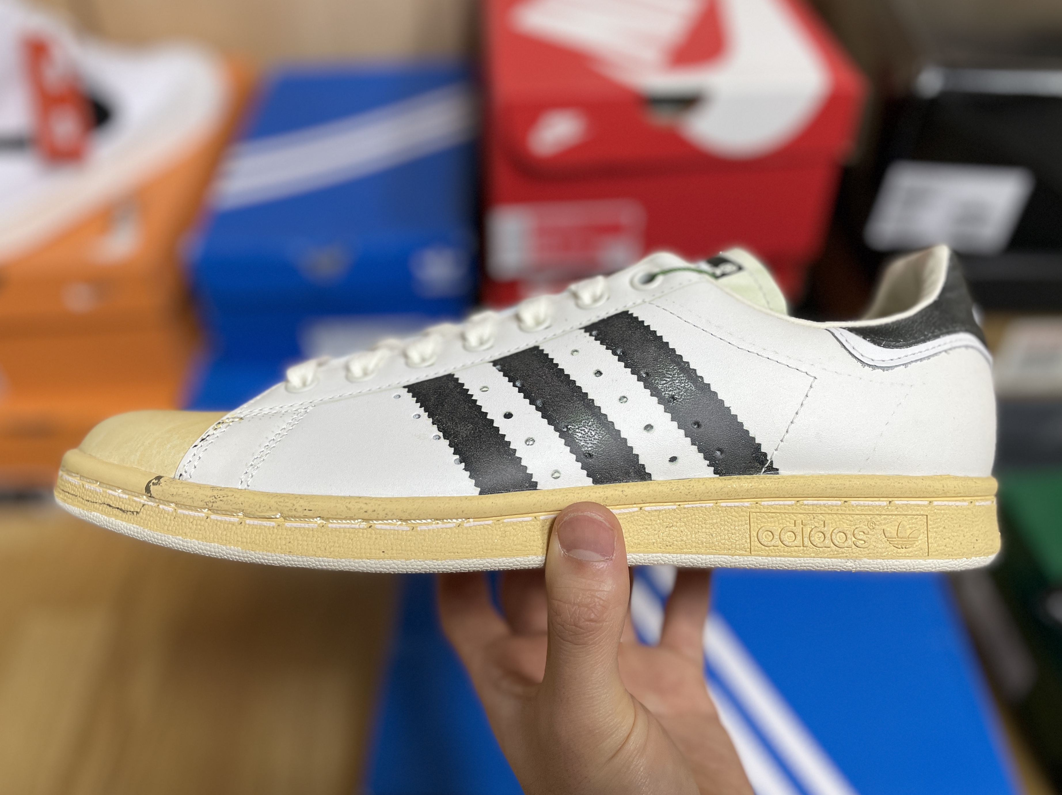 Adidas Stan Smith Superstan White Black 착용 스타일