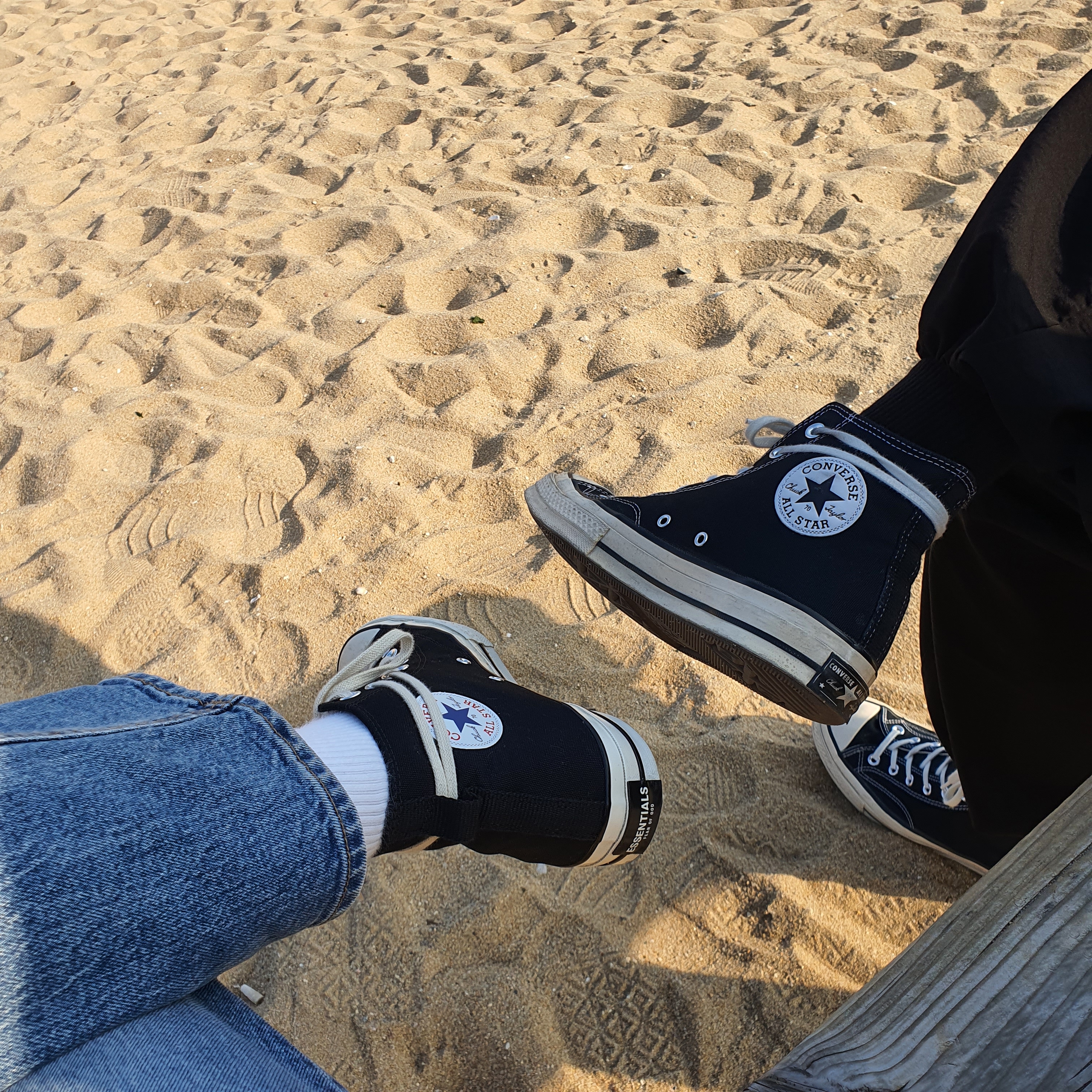 Converse x Fear of God Essentials Chuck 70 Hi Black 2020 착용 스타일