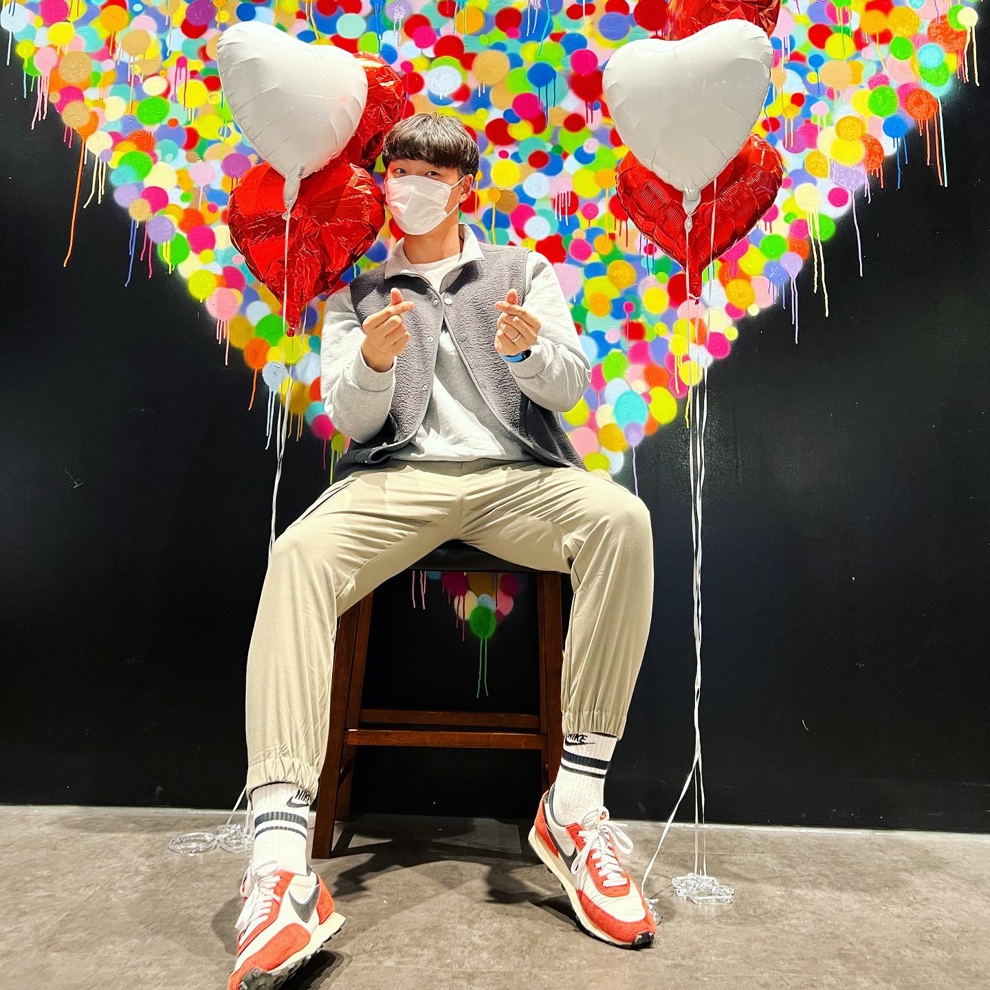 Nike Daybreak Pure Platinum 착용 스타일