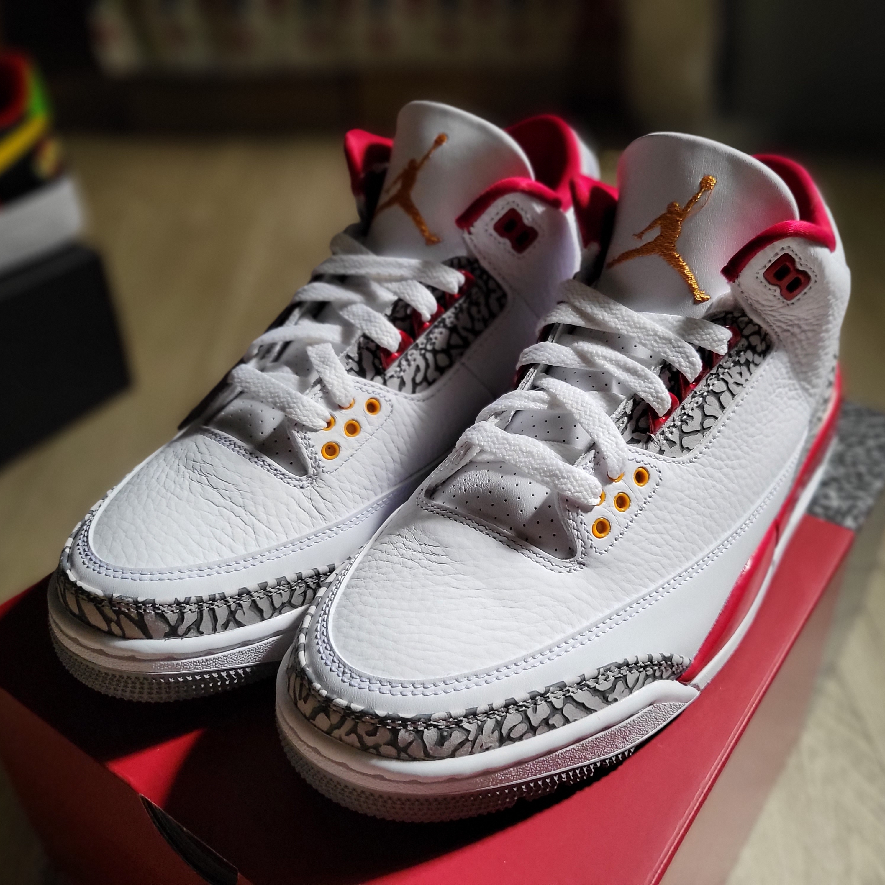 Jordan 3 Retro Cardinal Red 착용 스타일