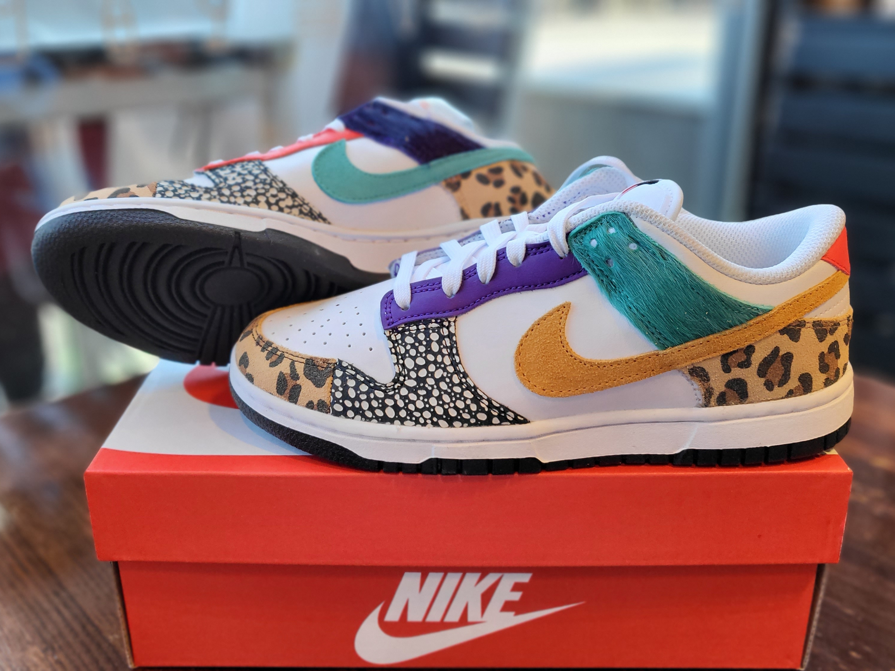 (W) Nike Dunk Low SE Patchwork 착용 스타일