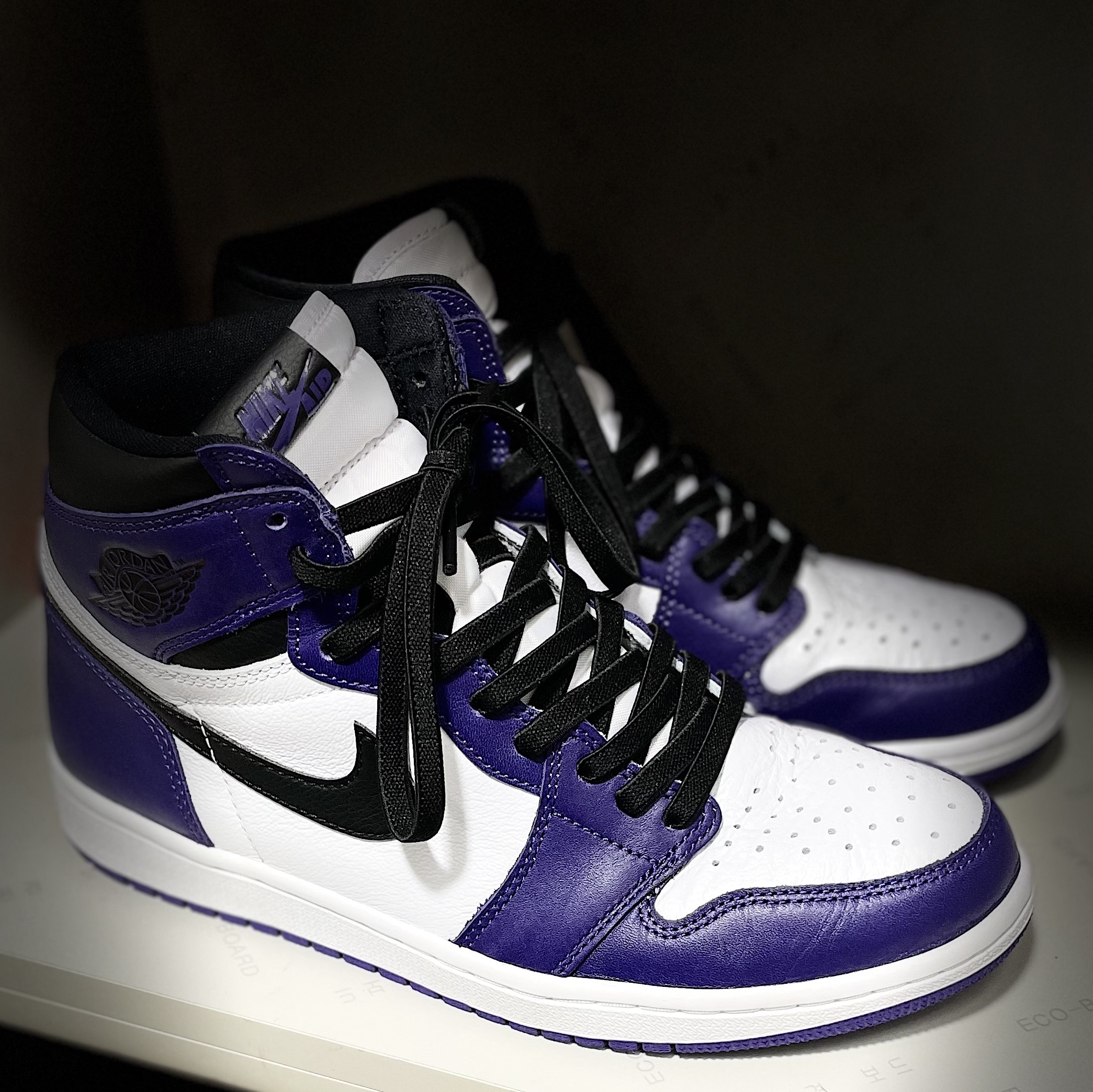 Jordan 1 Retro High OG Court Purple 2020 착용 스타일 - 2