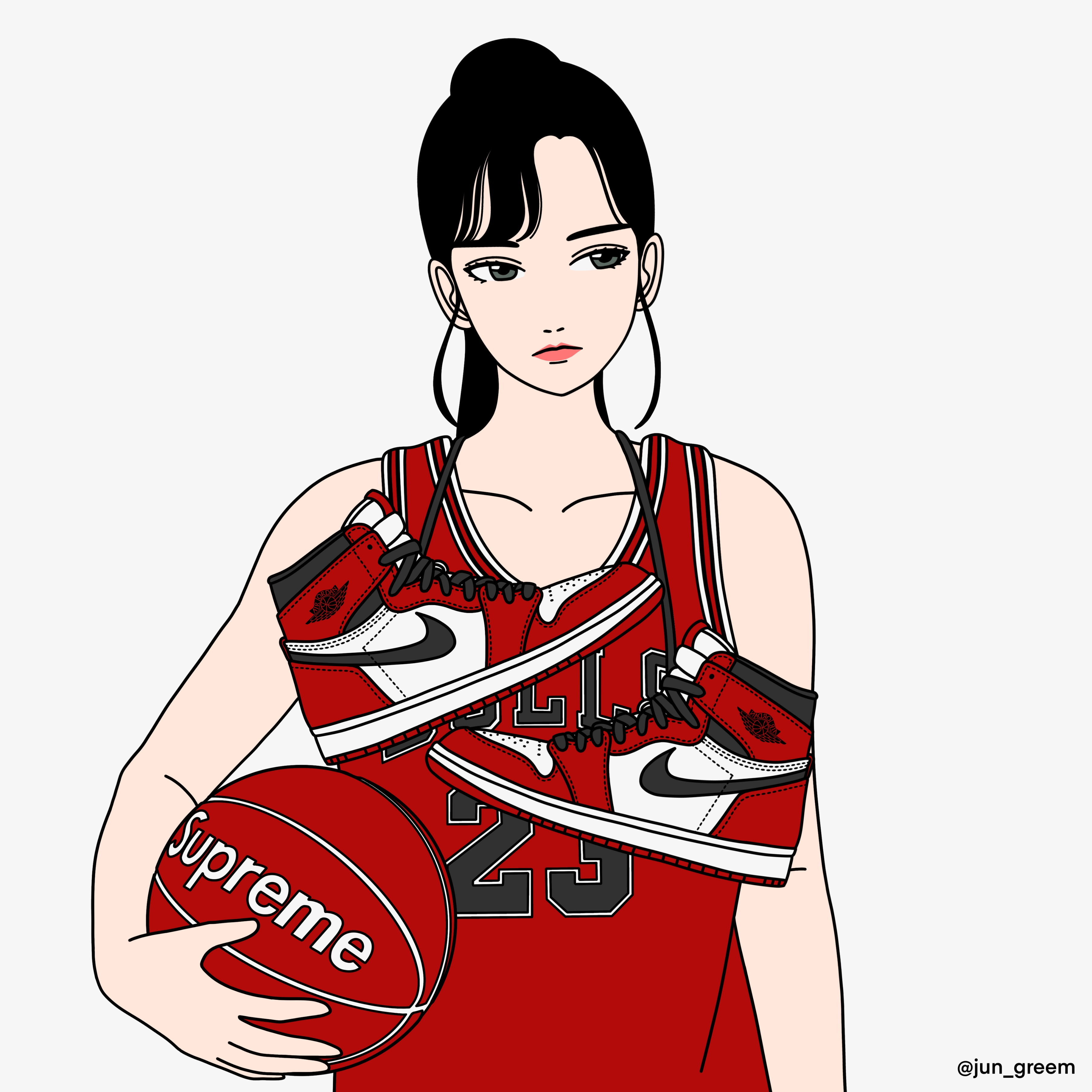 Jordan 1 Retro High OG Chicago 2015 착용 스타일