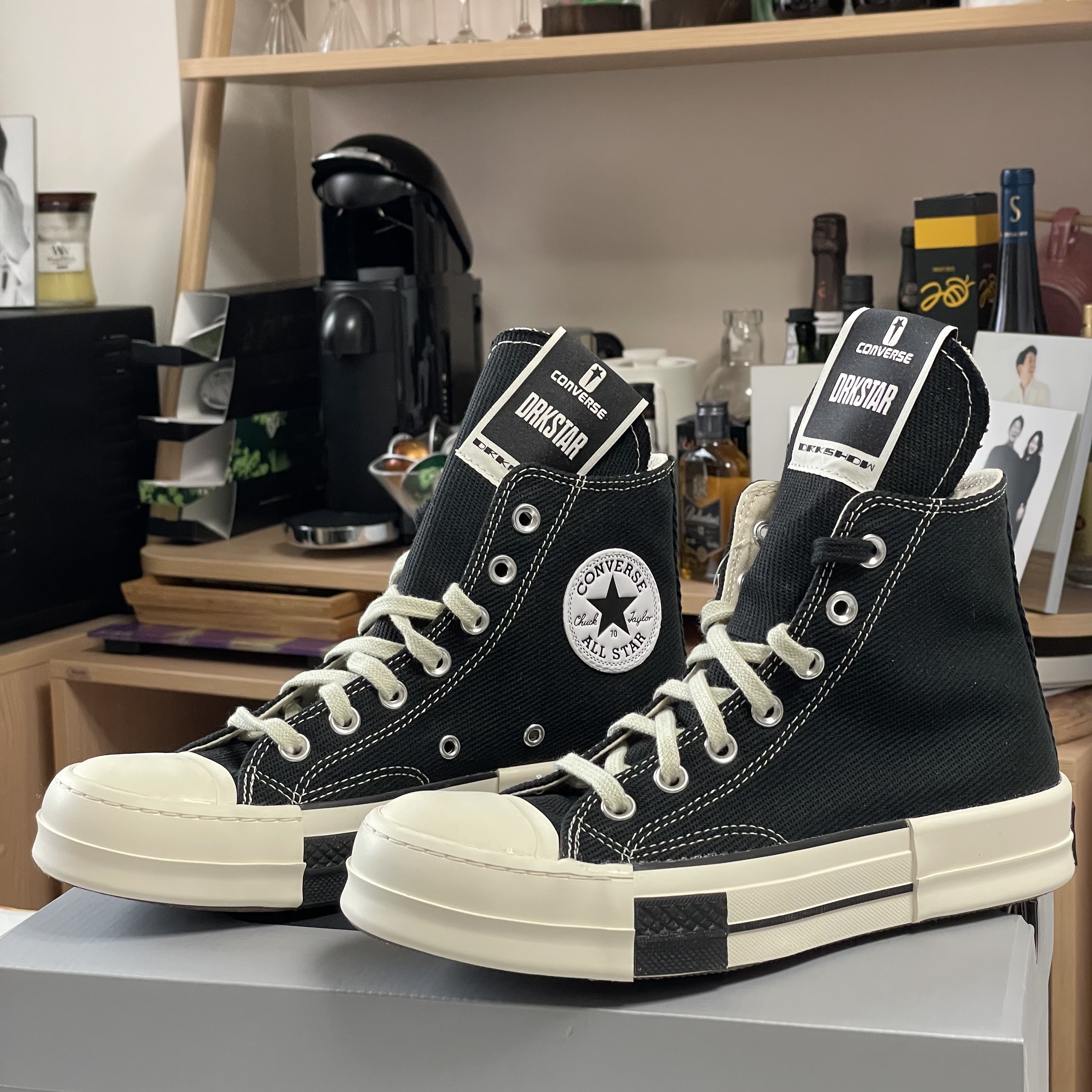 Converse x Drkshdw Drkstr Chuck 70 High Black 착용 스타일