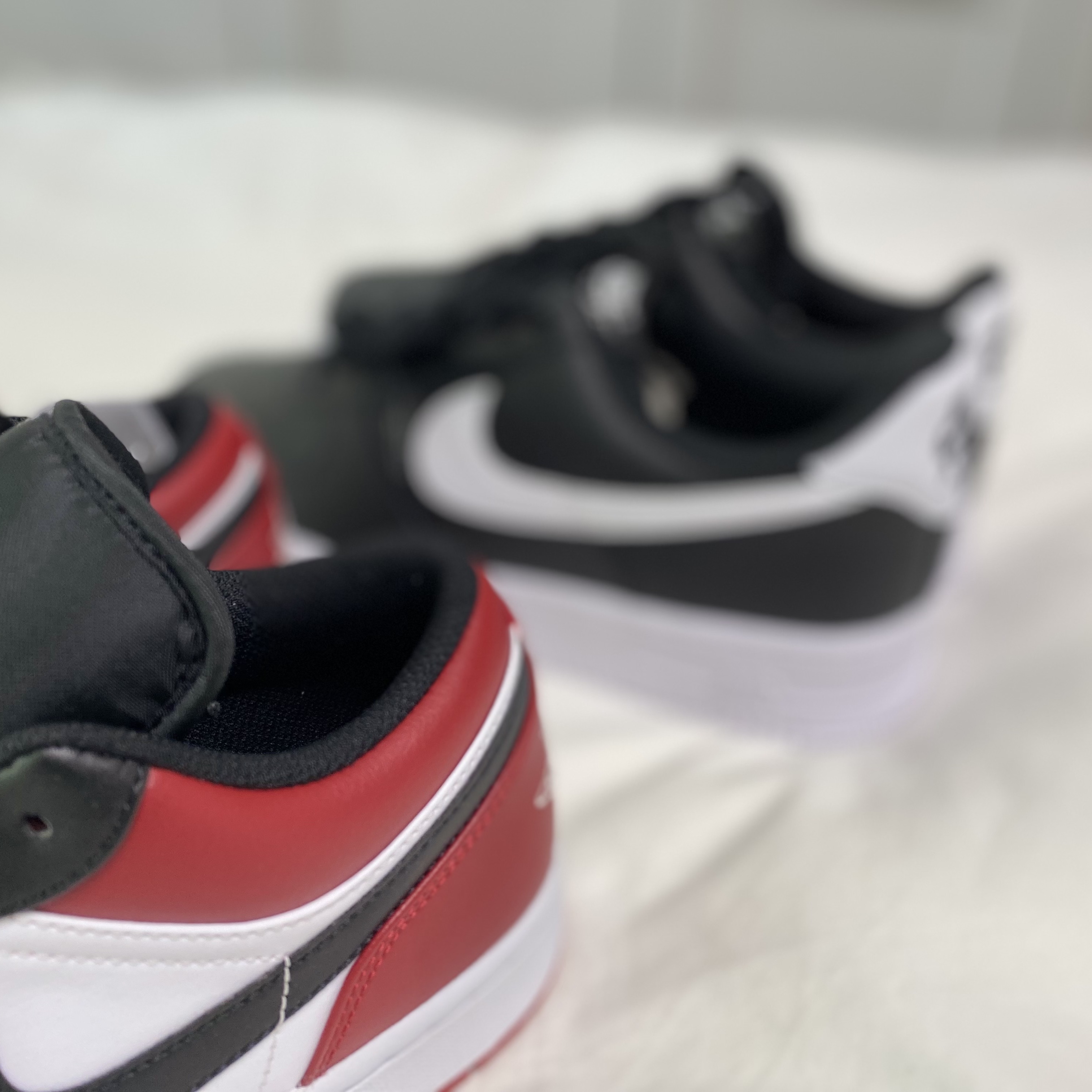 Jordan 1 Low Bred Toe 착용 스타일 - 3