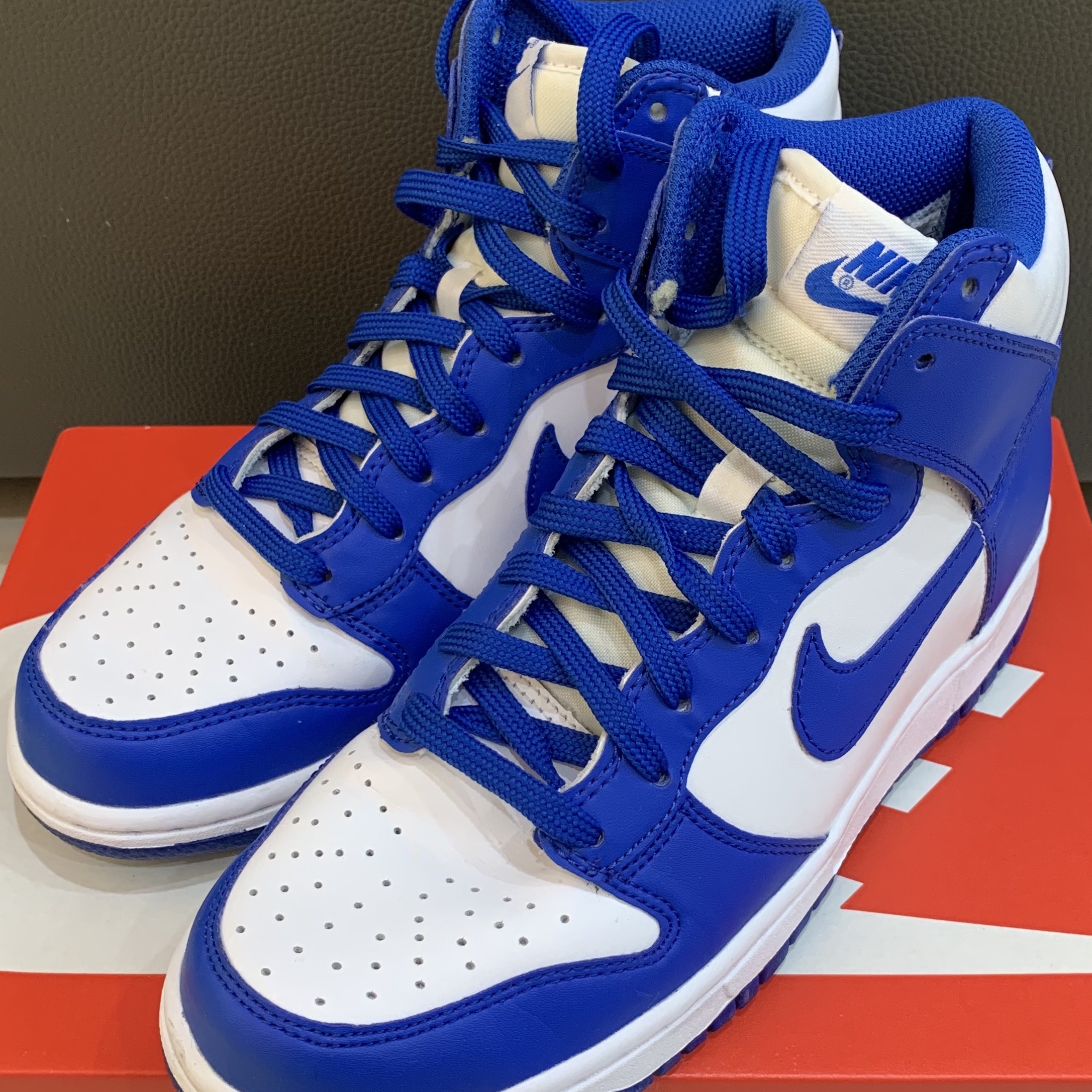 (GS) Nike Dunk High Game Royal, Nike Dunk High Retro Game Royal 착용 스타일
