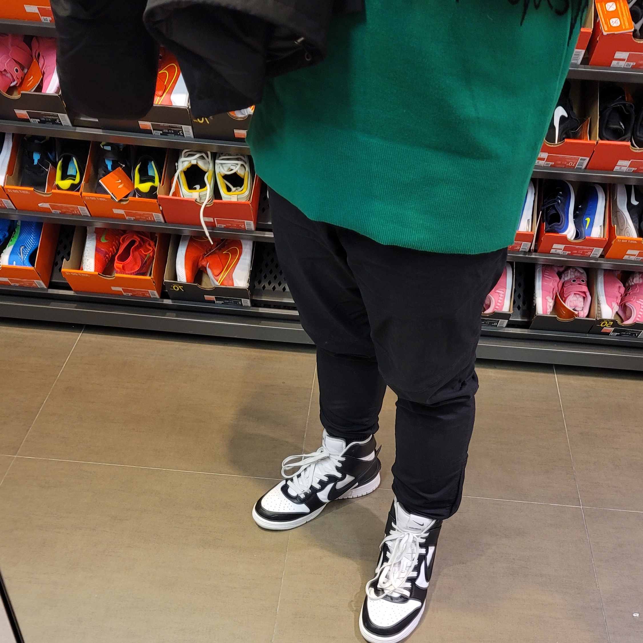 Nike x Ambush Dunk High Black 착용 스타일