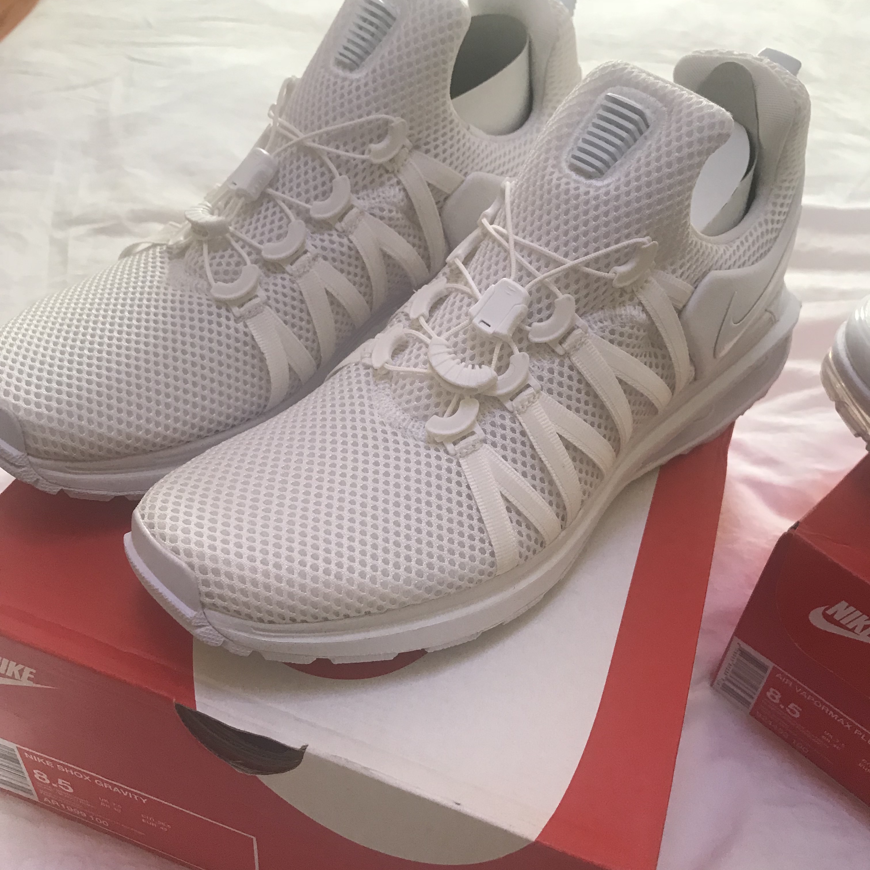 Nike Air VaporMax Plus White 착용 스타일 - 2
