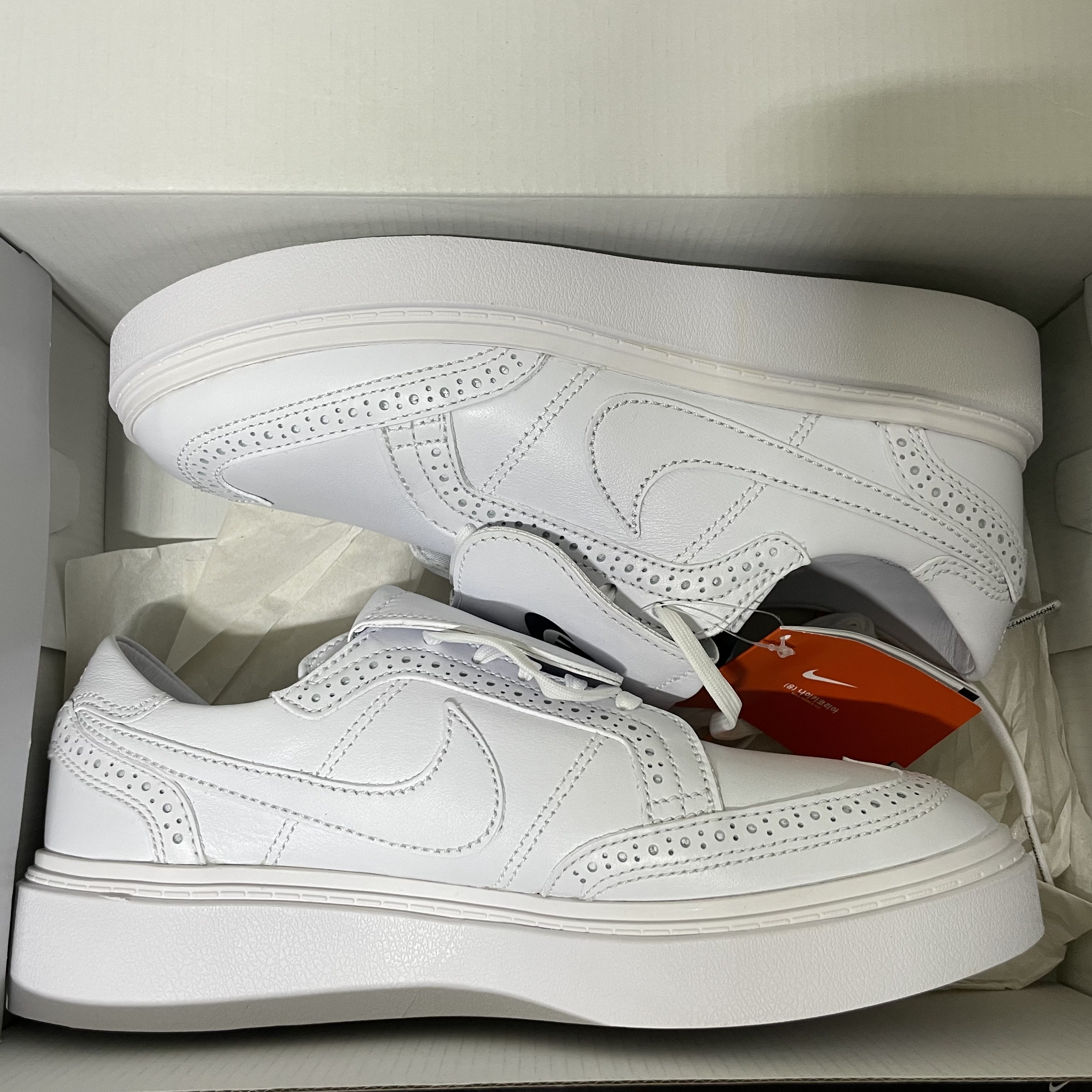 Nike x Peaceminusone Kwondo1 White 착용 스타일 - 2