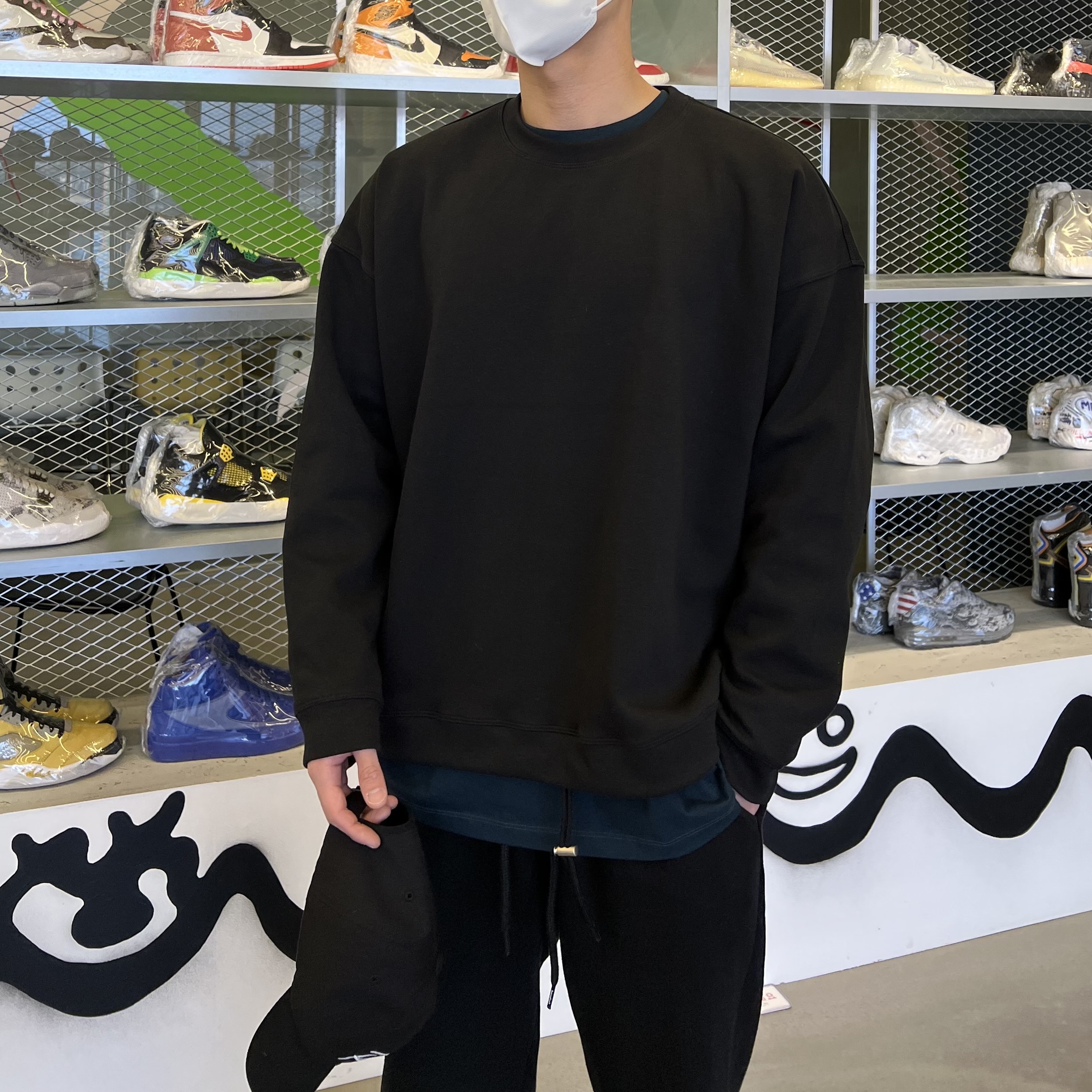 Nike x Supreme Air Force 1 Low White 착용 스타일 - 3