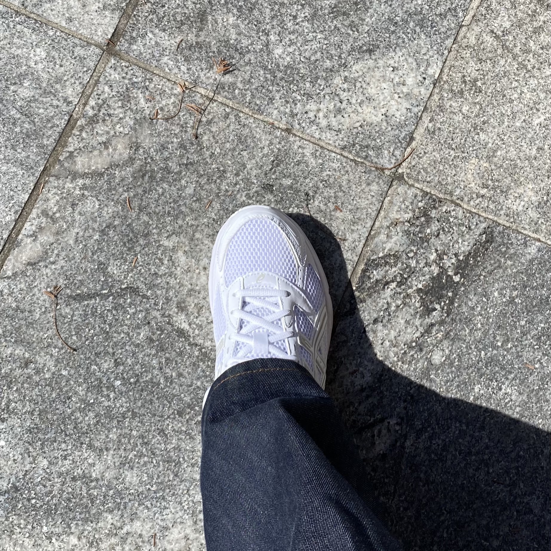 Asics Gel-1130 White Polar Shade 착용 스타일 - 2
