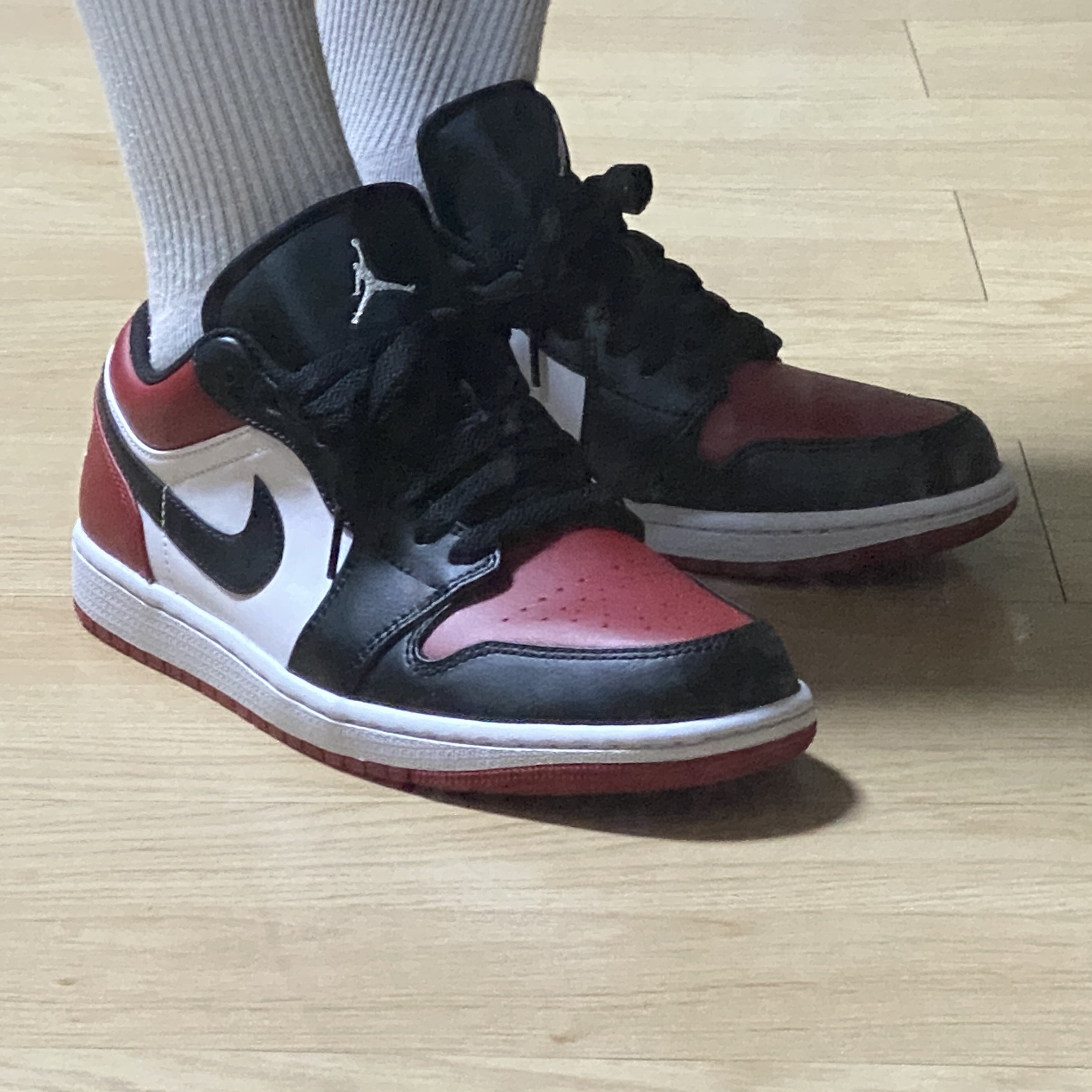 Jordan 1 Low Bred Toe 착용 스타일