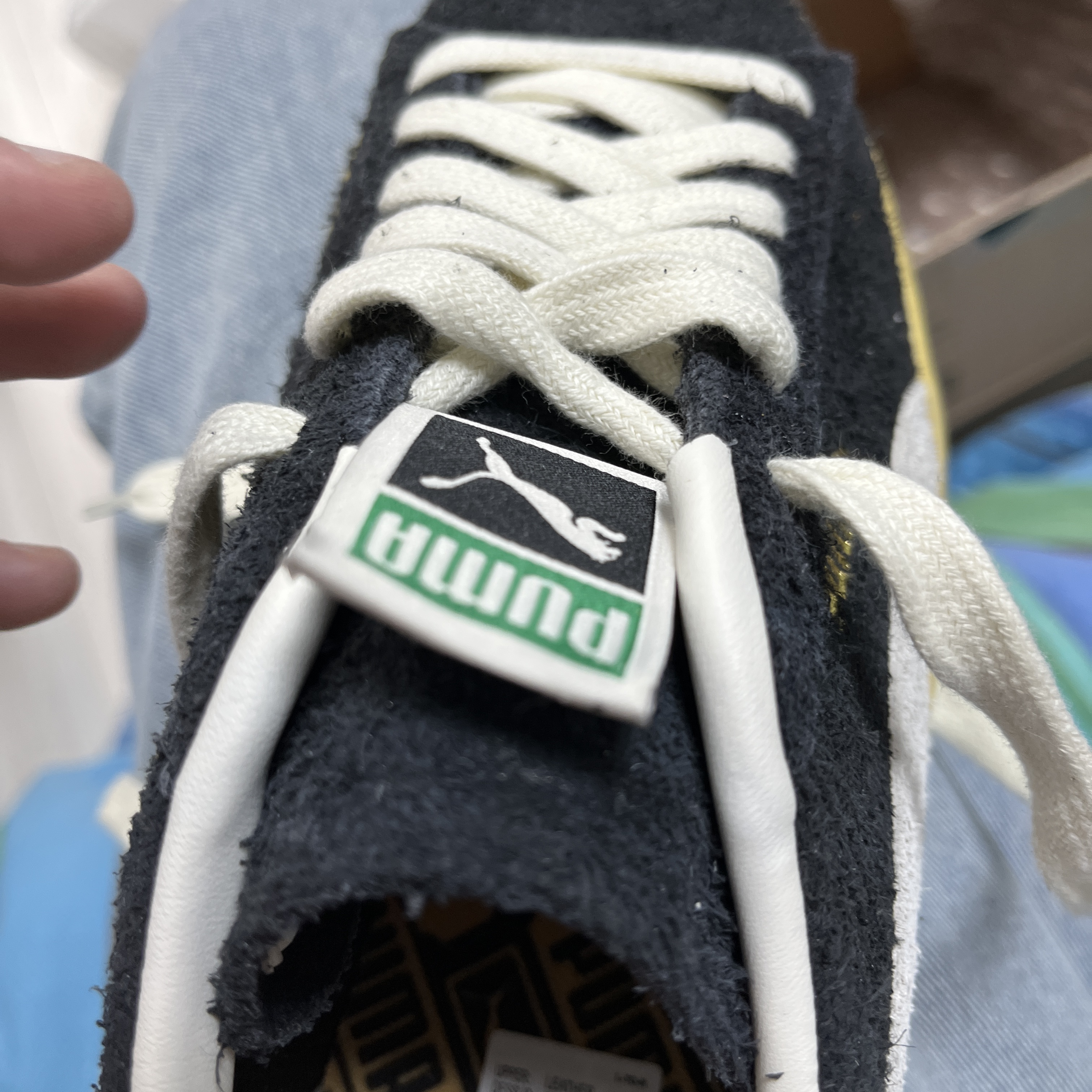 Puma Suede VTG The Never Worn Black 착용 스타일 - 3