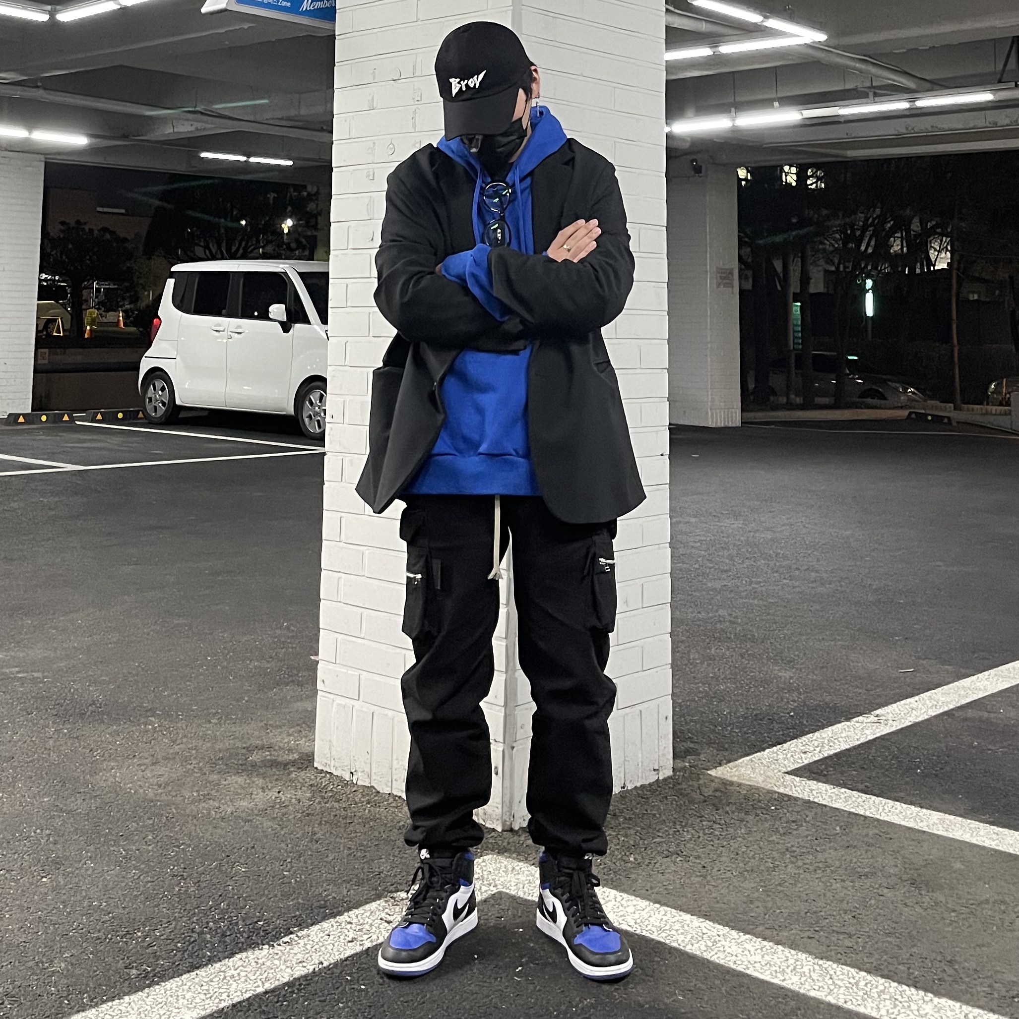 Jordan 1 Retro High OG Royal Toe 착용 스타일