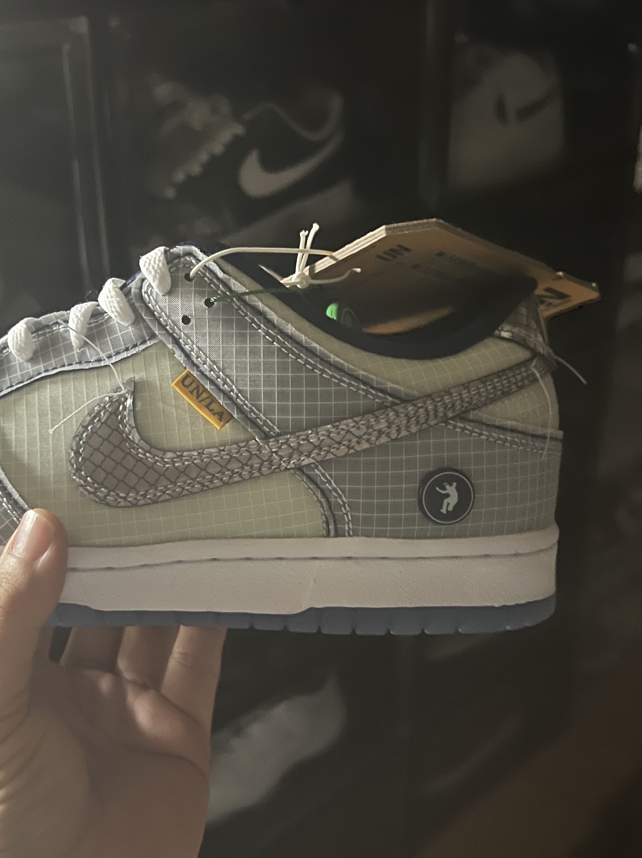 Nike x Union Dunk Low Passport Pack Pistachio 착용 스타일 - 3