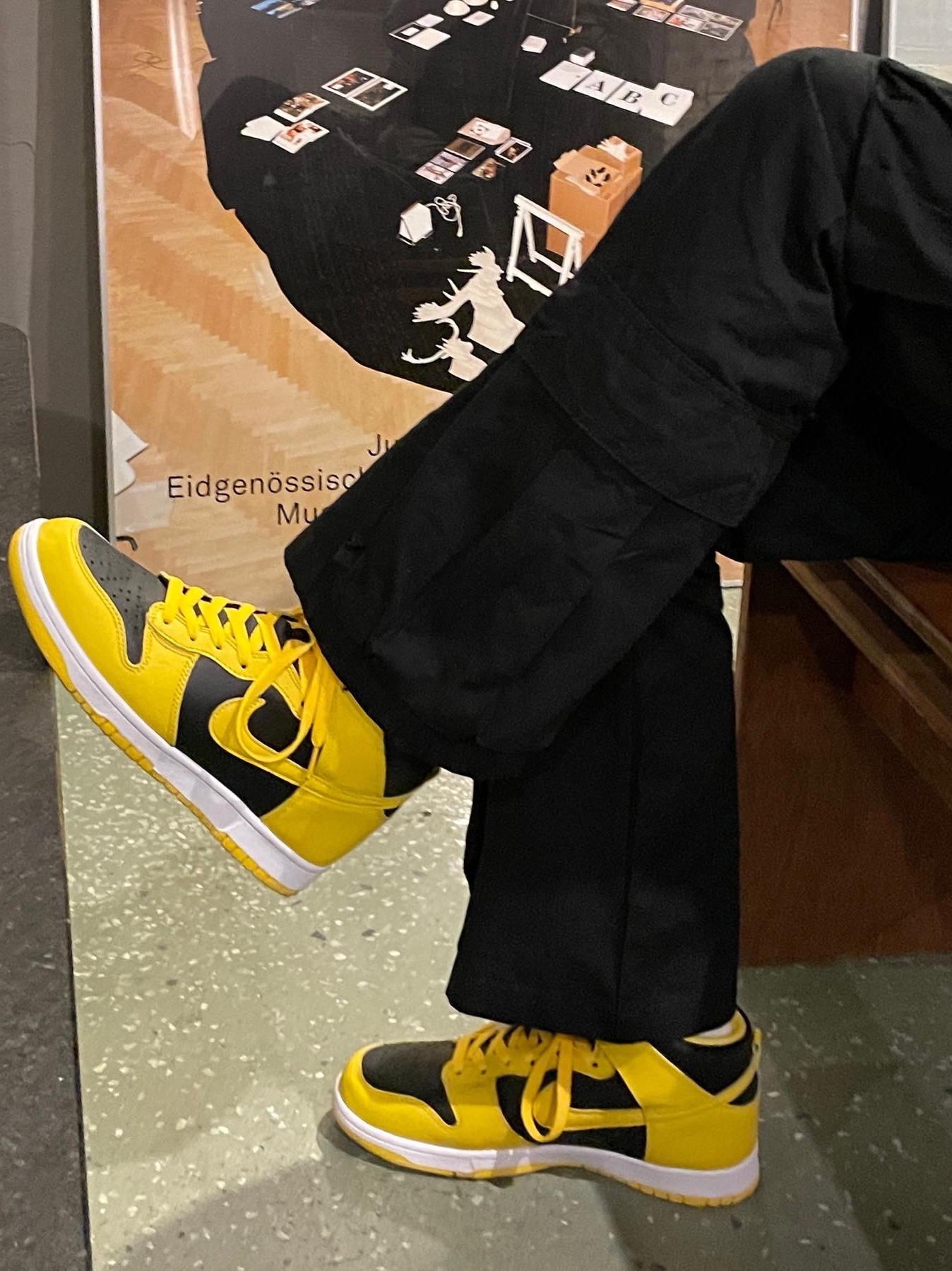 Nike Dunk High SP Varsity Maize 착용 스타일 - 3