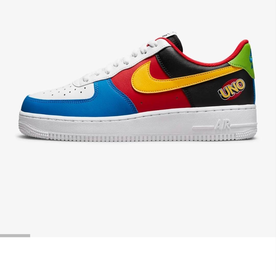 Nike x UNO Air Force 1 '07 QS White Yellow Zest 착용 스타일 - 1