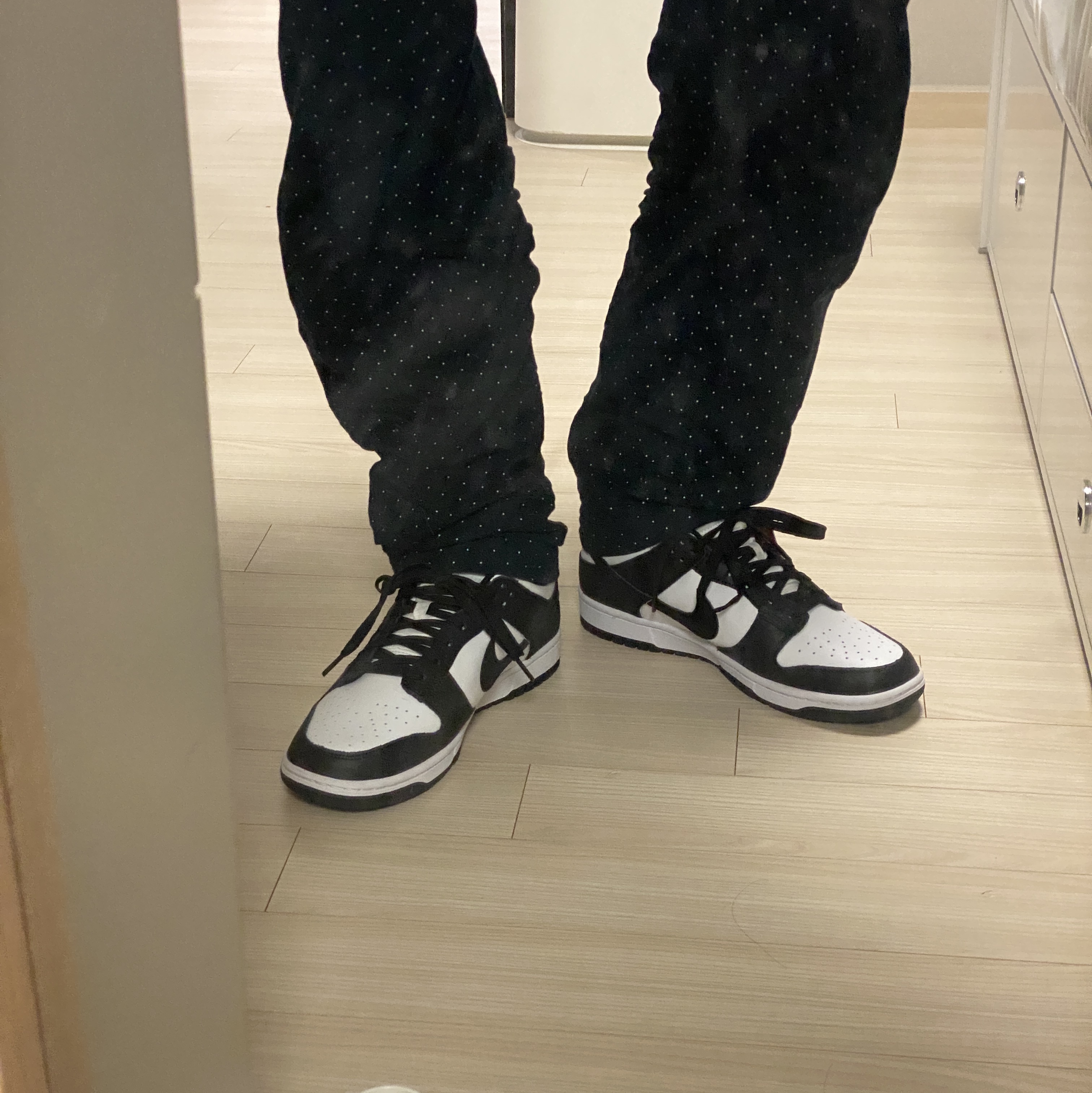 Nike Dunk Low Retro PRM Halloween, Nike Dunk Low Retro Black 착용 스타일 - 3